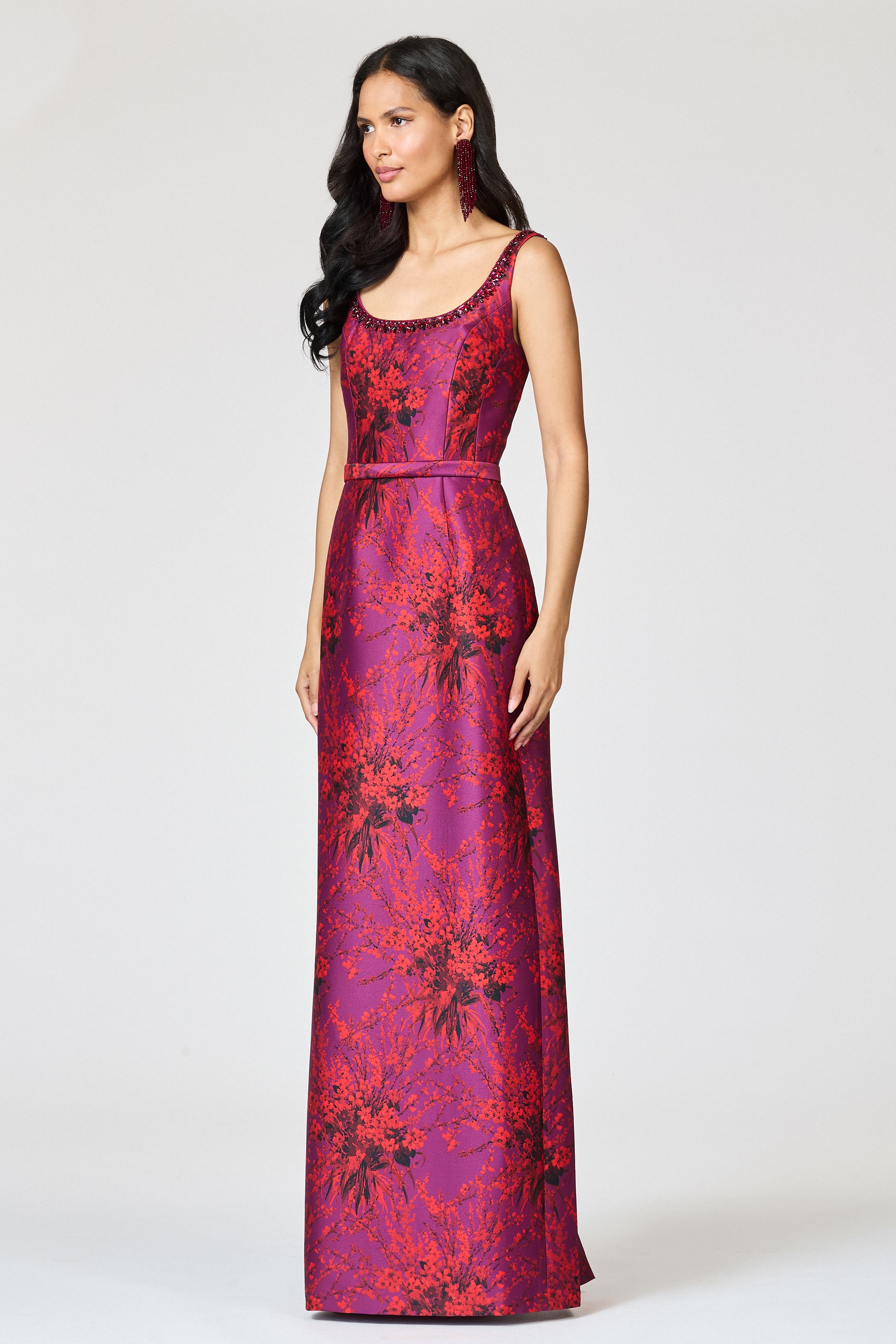 LANA GOWN - RASPBERRY BOUQUET