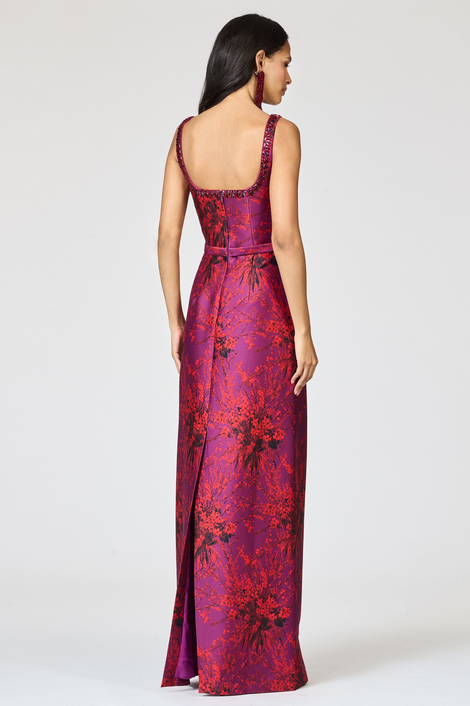 LANA GOWN - RASPBERRY BOUQUET