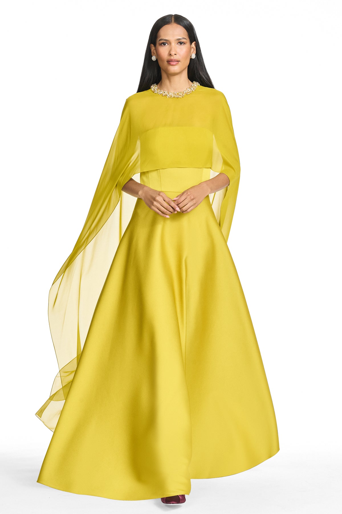 Paulina gown citron