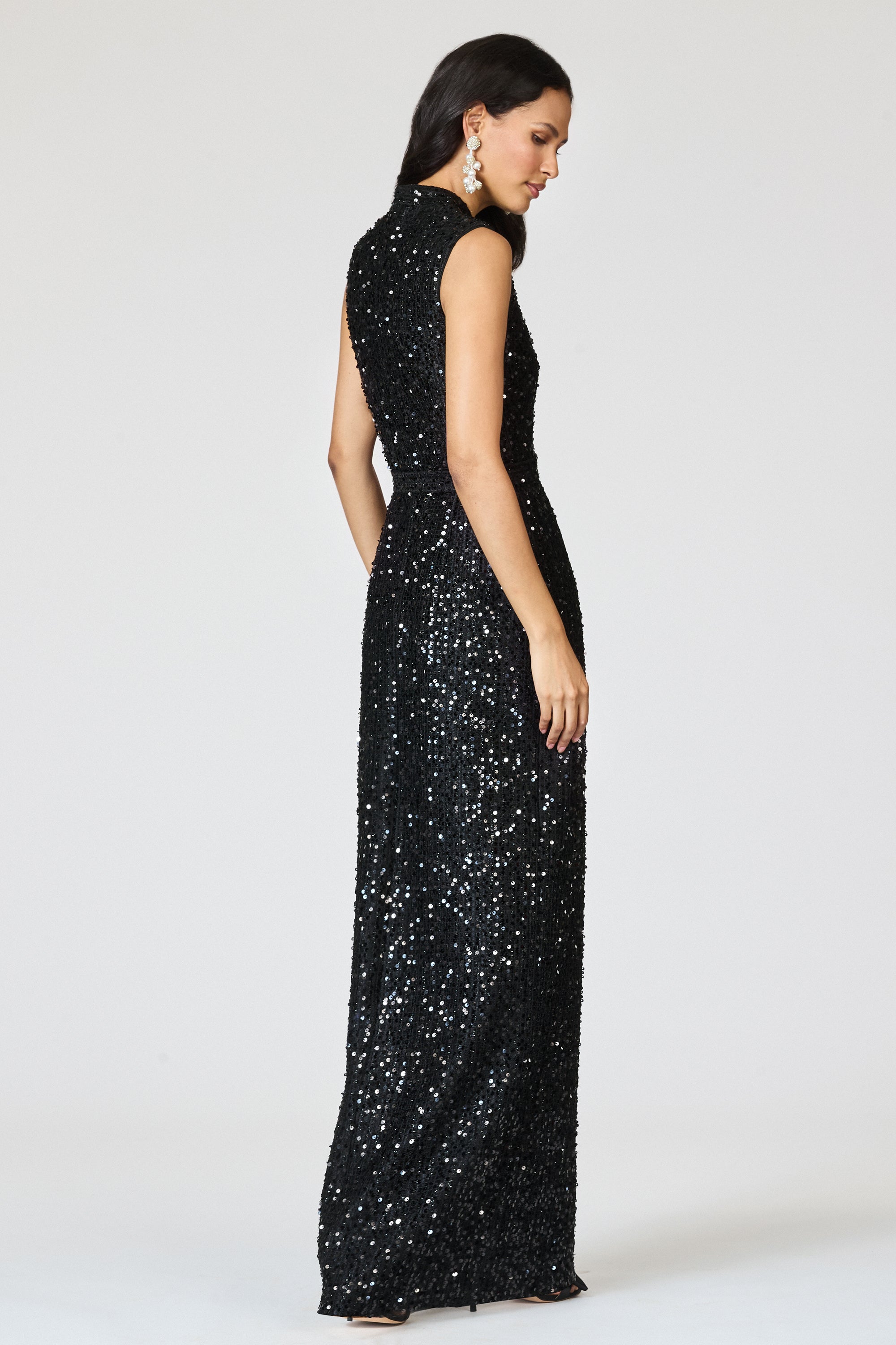 SYLVAIN GOWN - BLACK