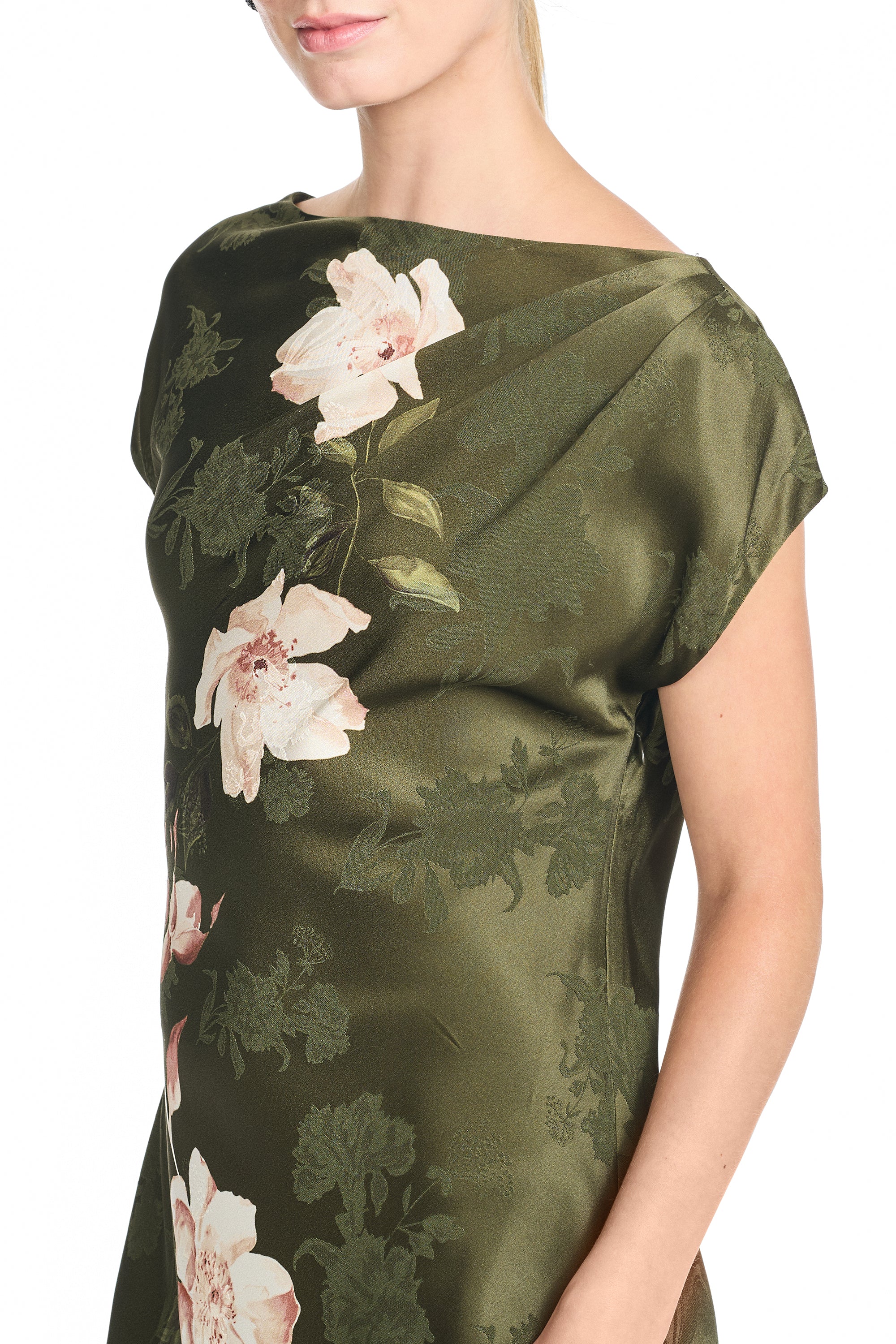 Carina dress mosswood magnolia