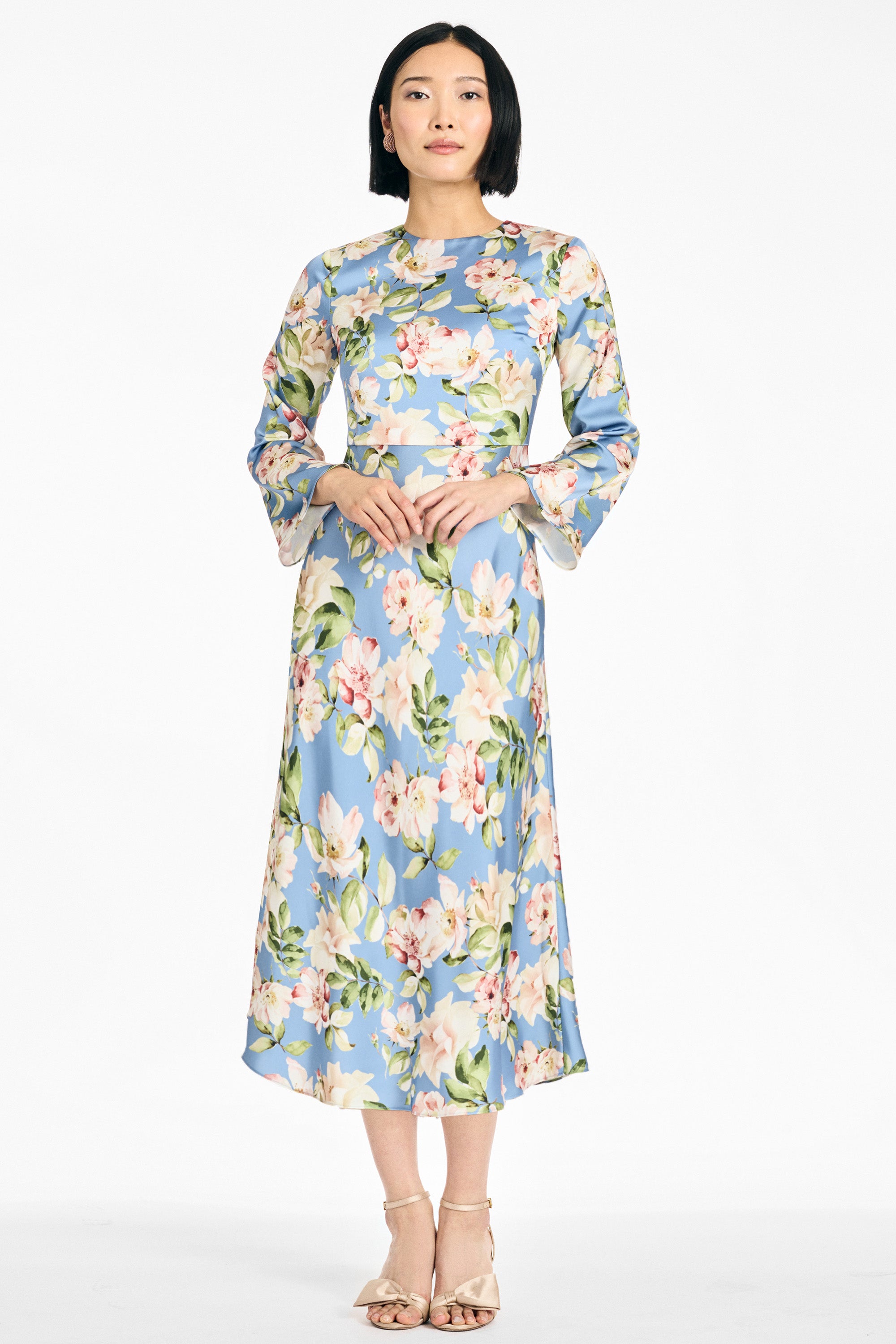 TYRA DRESS - TWILIGHT CAMELLIA