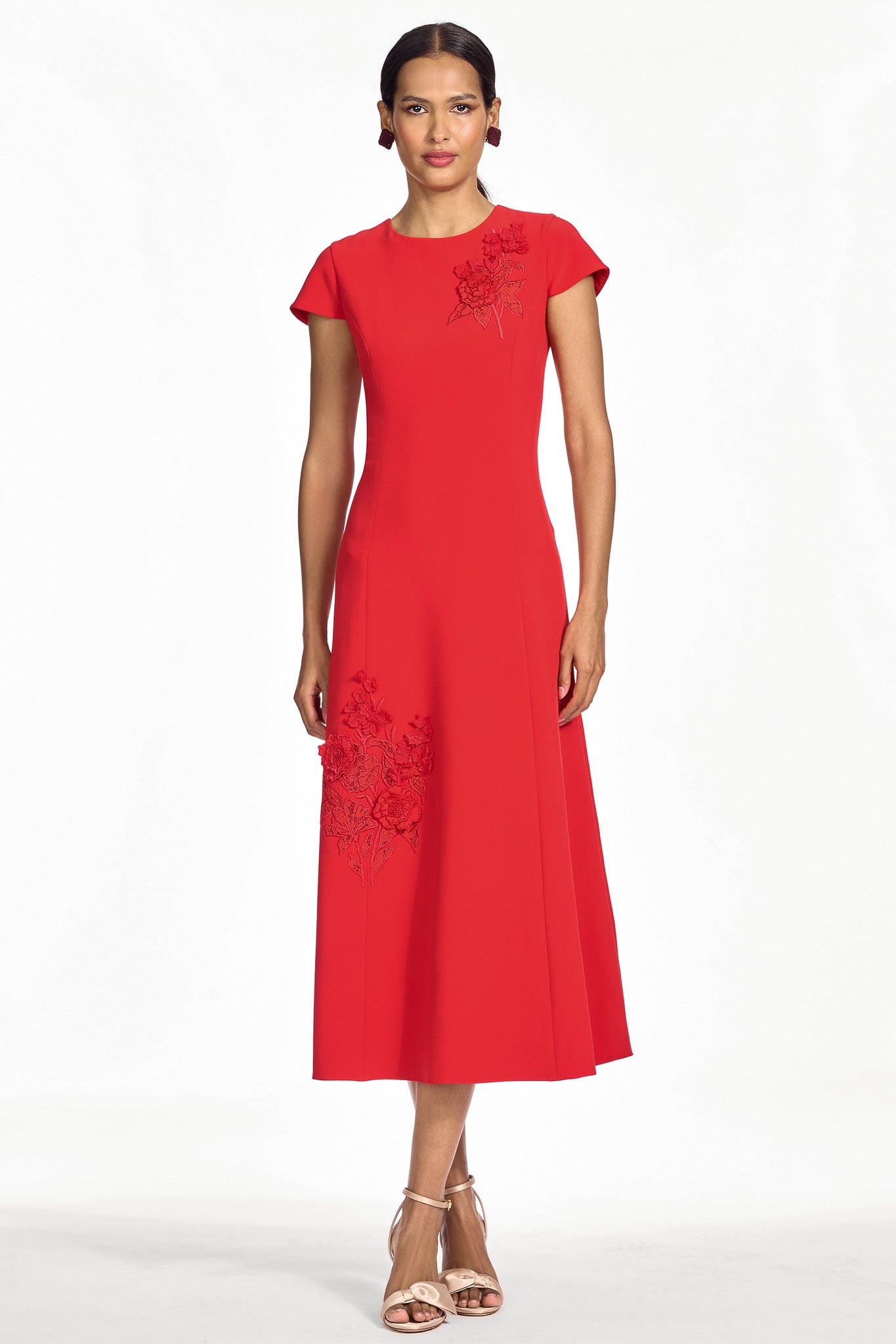 Remi dress cardinal
