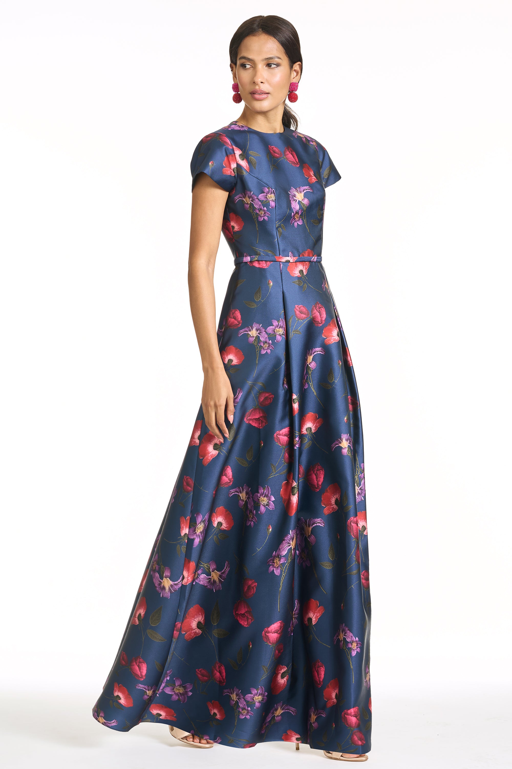 BLYTHE GOWN - MIDNIGHT JARDIN