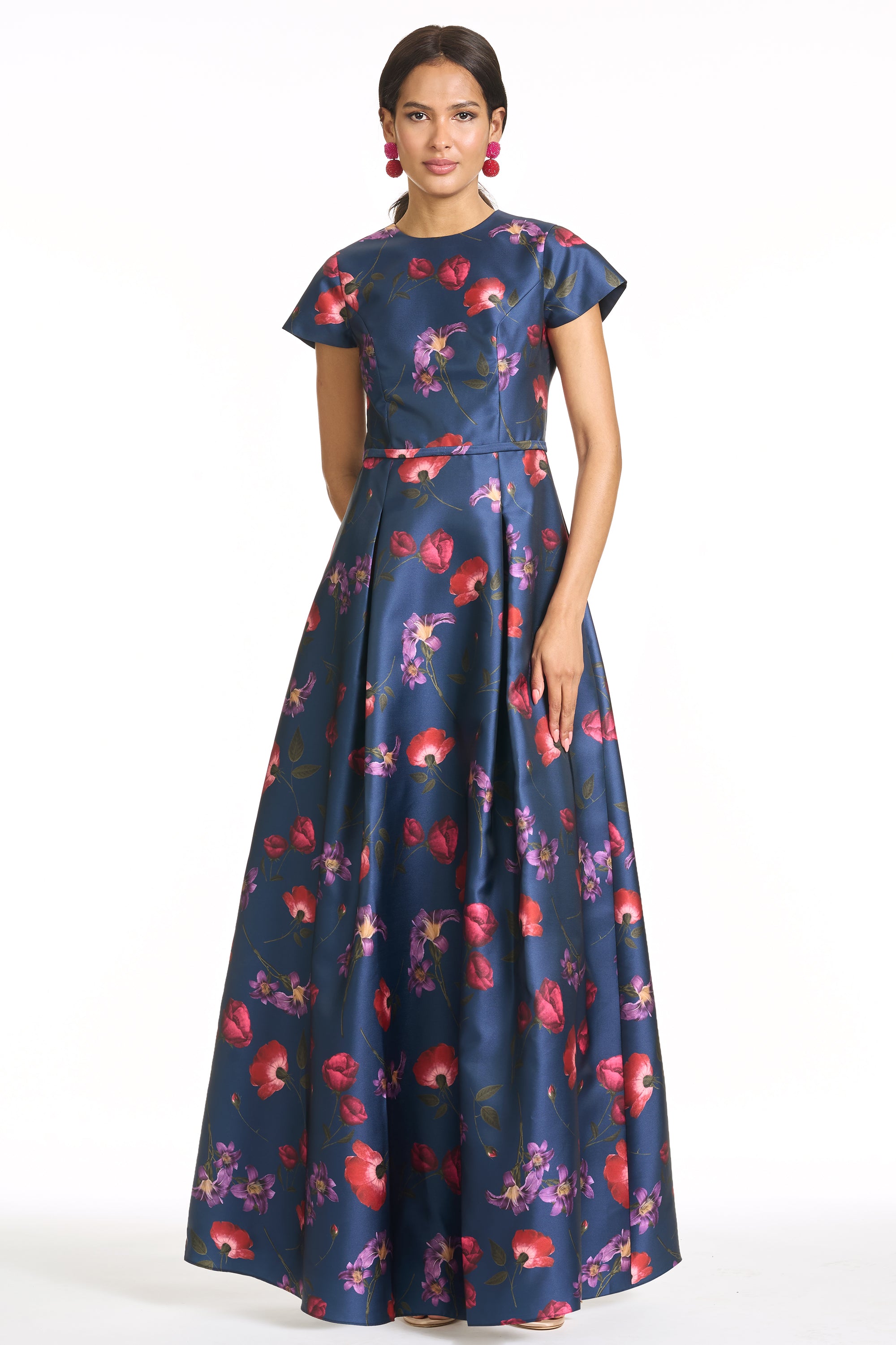 BLYTHE GOWN - MIDNIGHT JARDIN