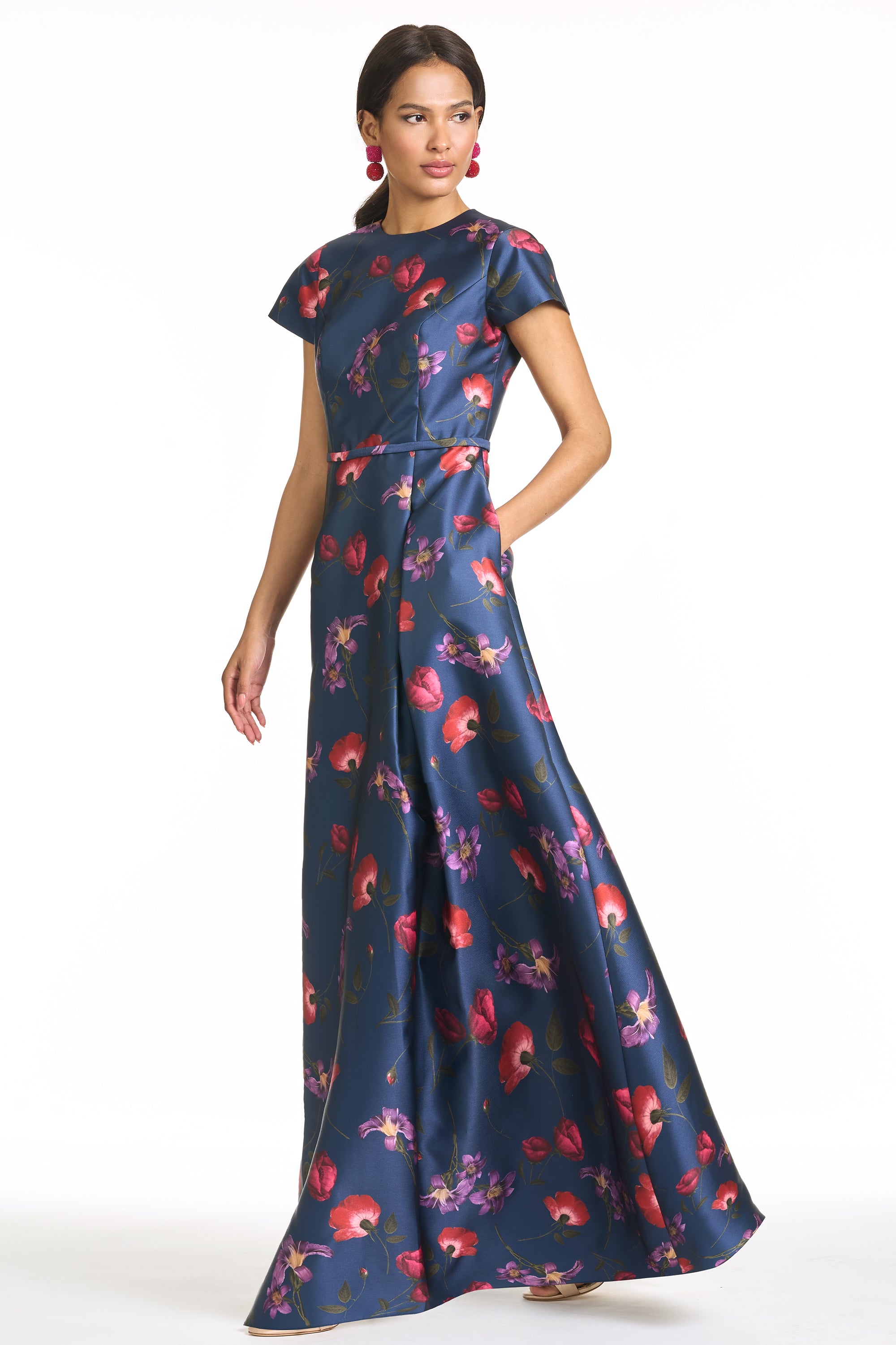 BLYTHE GOWN - MIDNIGHT JARDIN