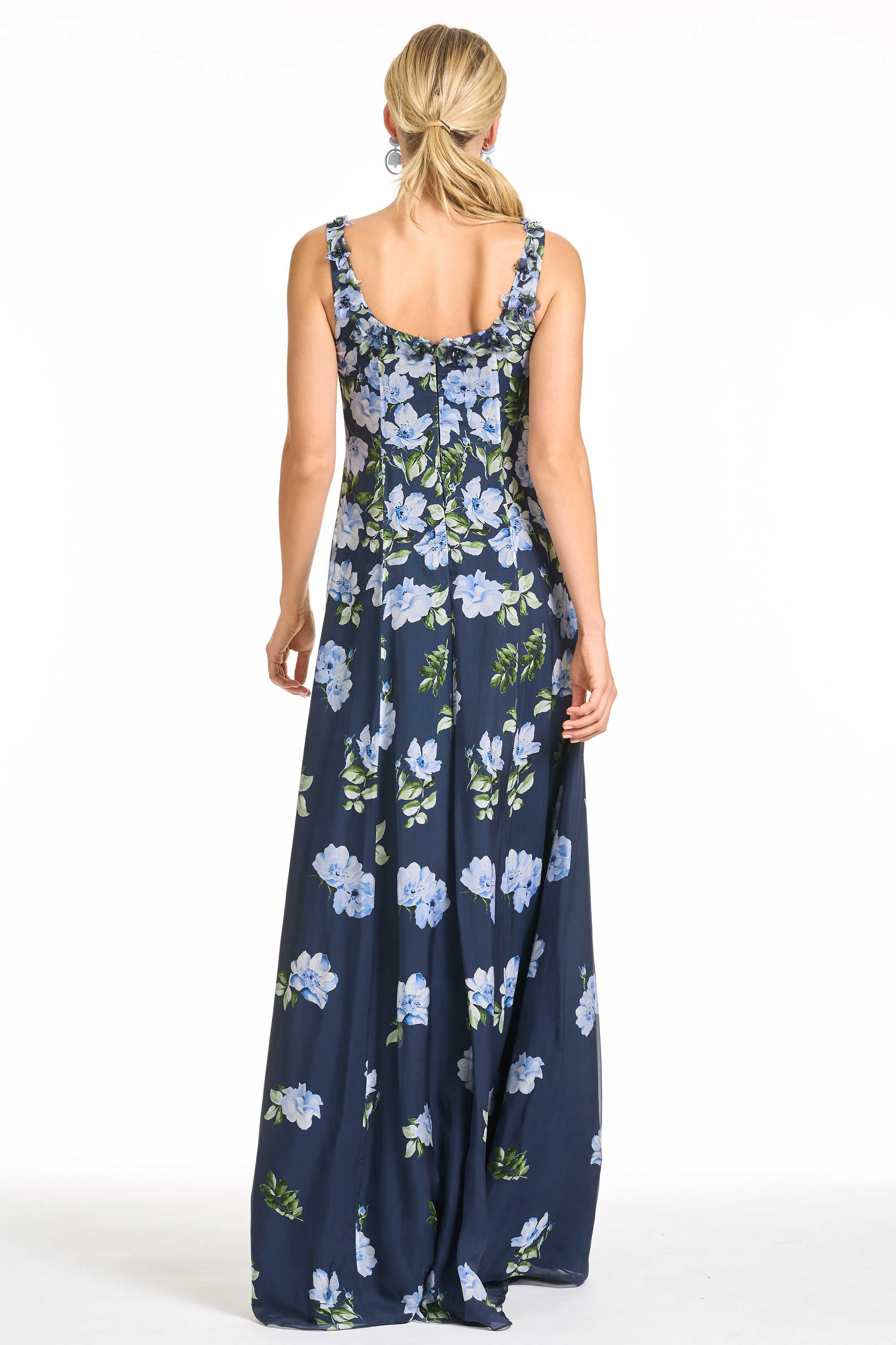 EMBELLISHED INDIRA GOWN - CORSAGE DEGRADE