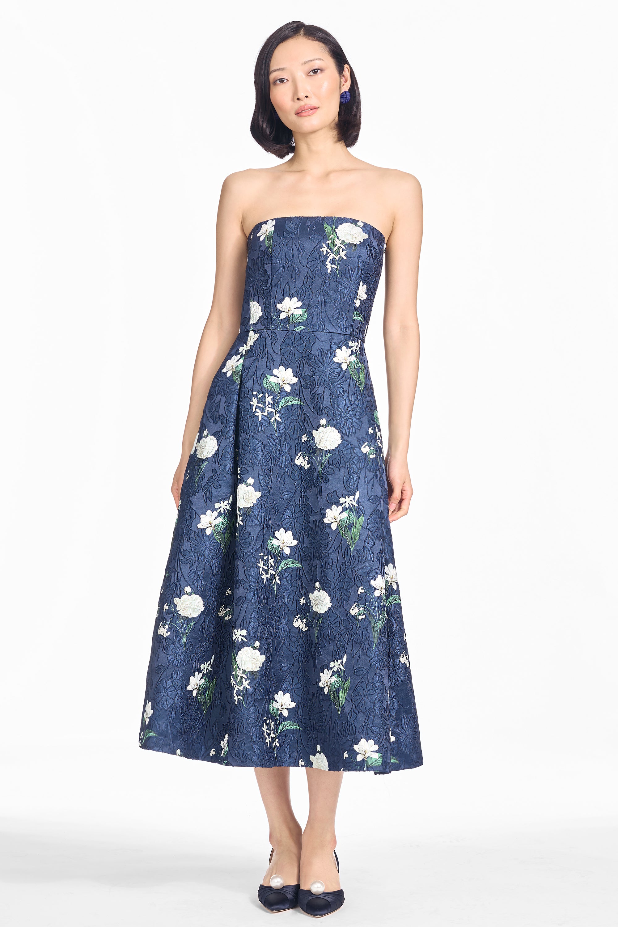 Shay dress alabaster nocturne floral