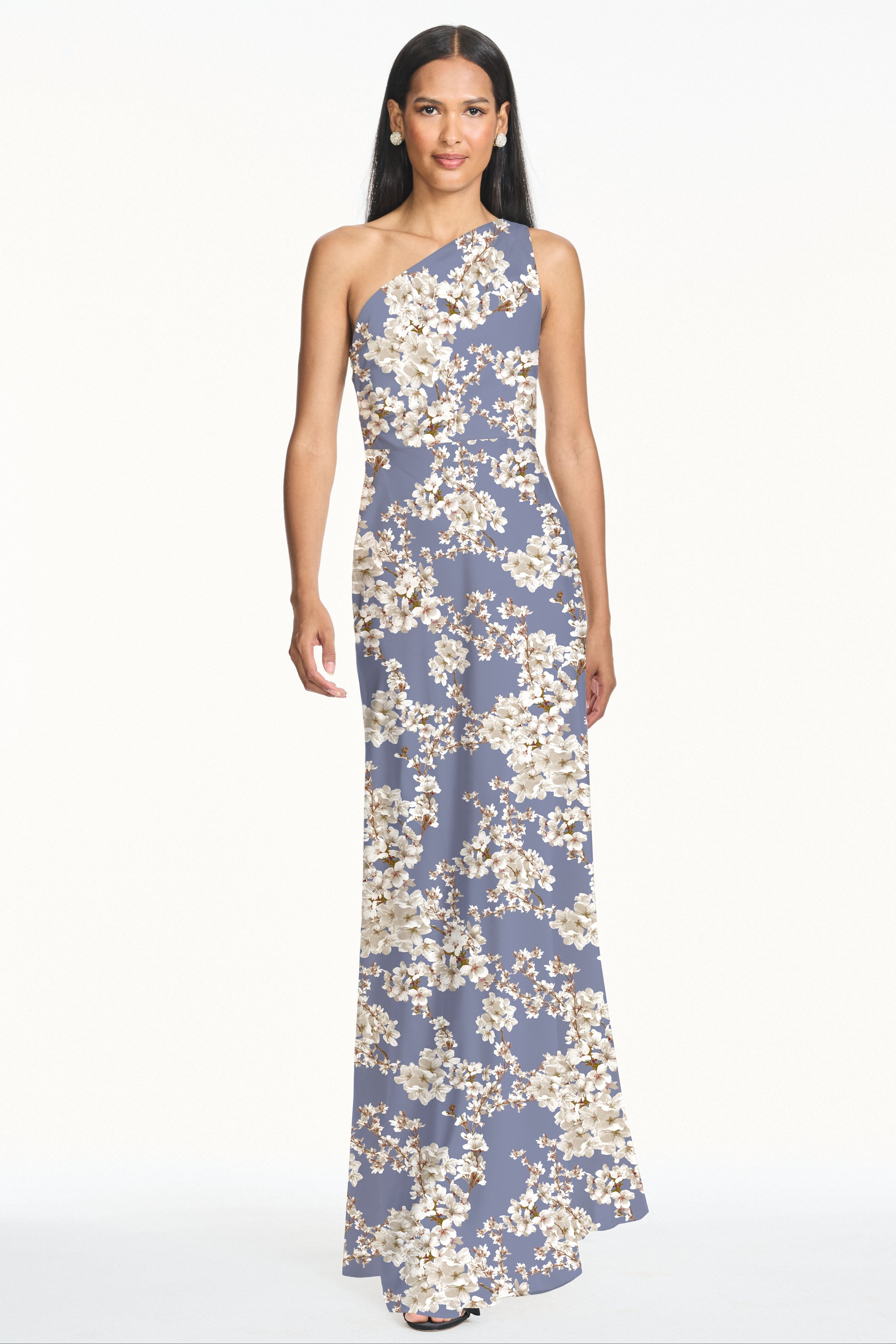 DELPHINE GOWN - WISTERIA CHERRY BLOOMS