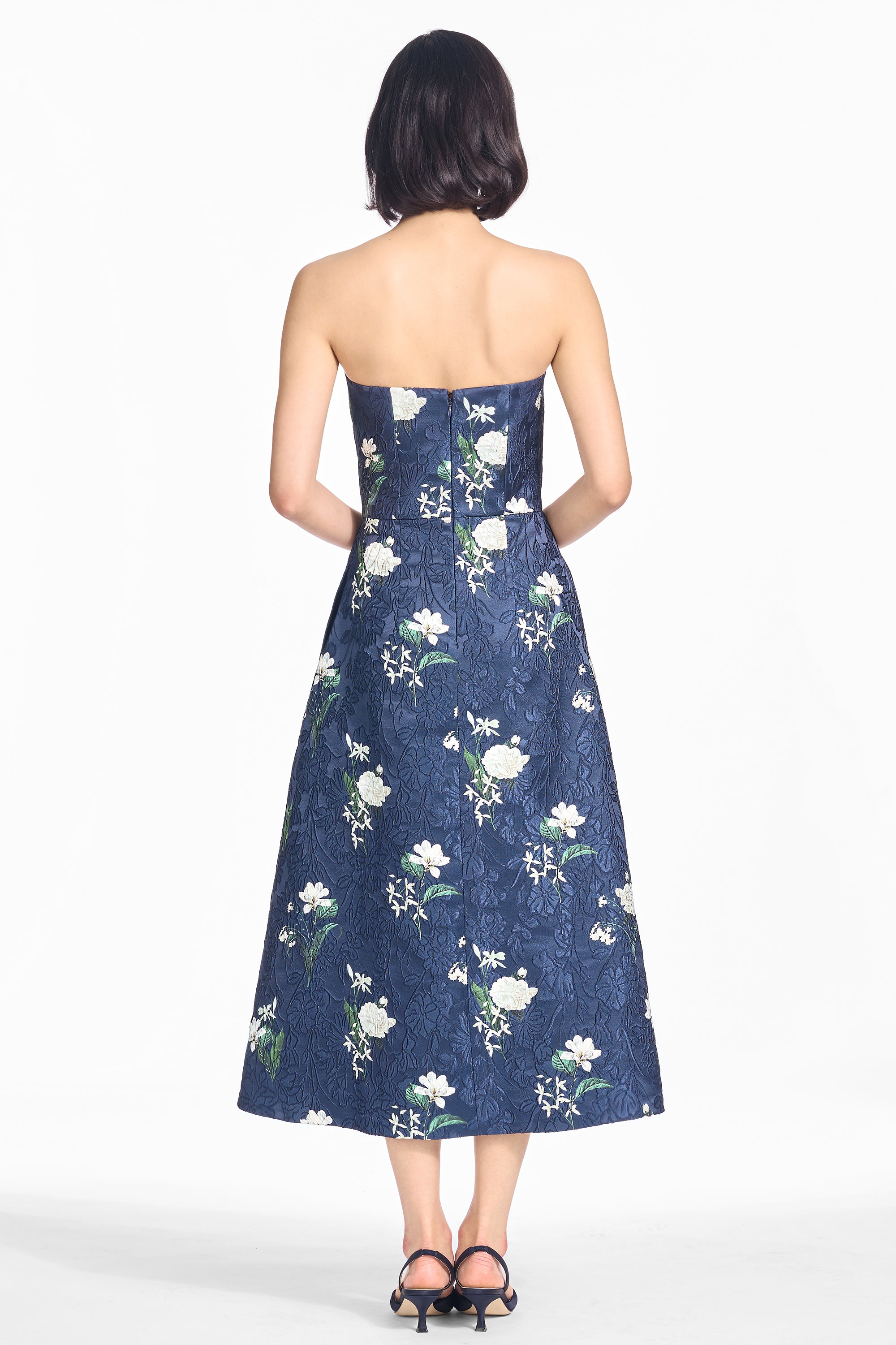 Shay dress alabaster nocturne floral