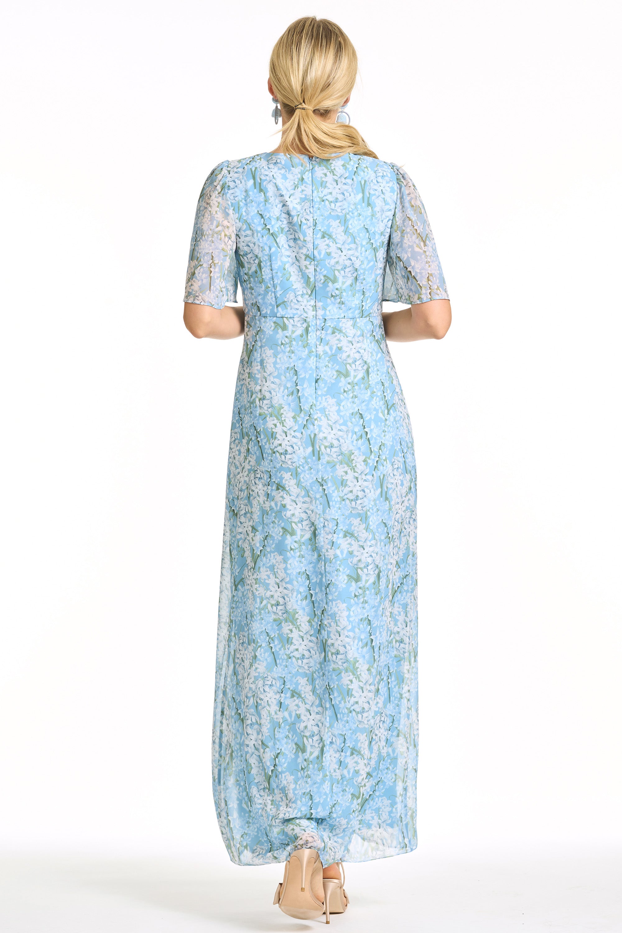 MAE GOWN - SKY SNOW HYACINTH