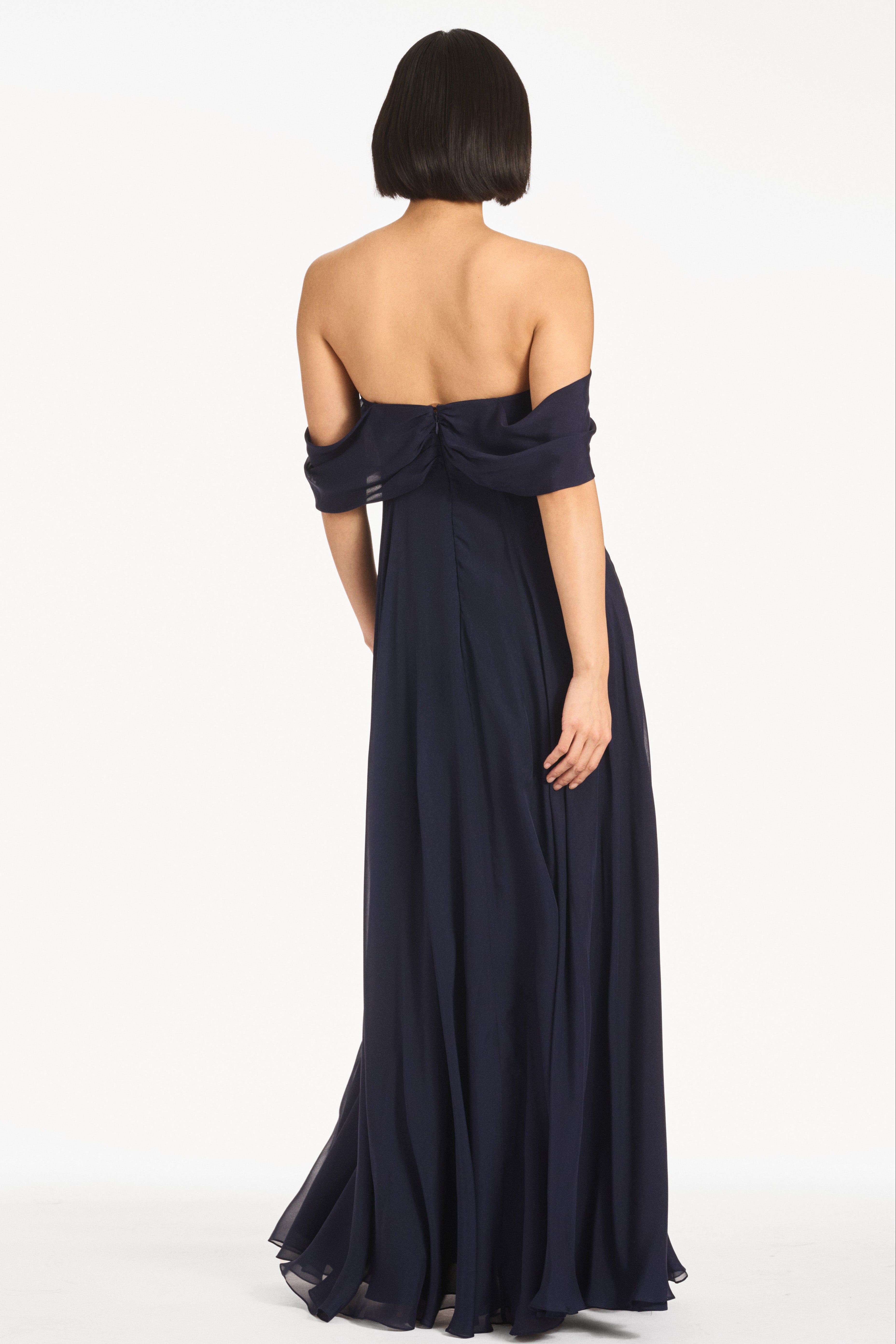 EMBELLISHED REBECCA GOWN - MIDNIGHT