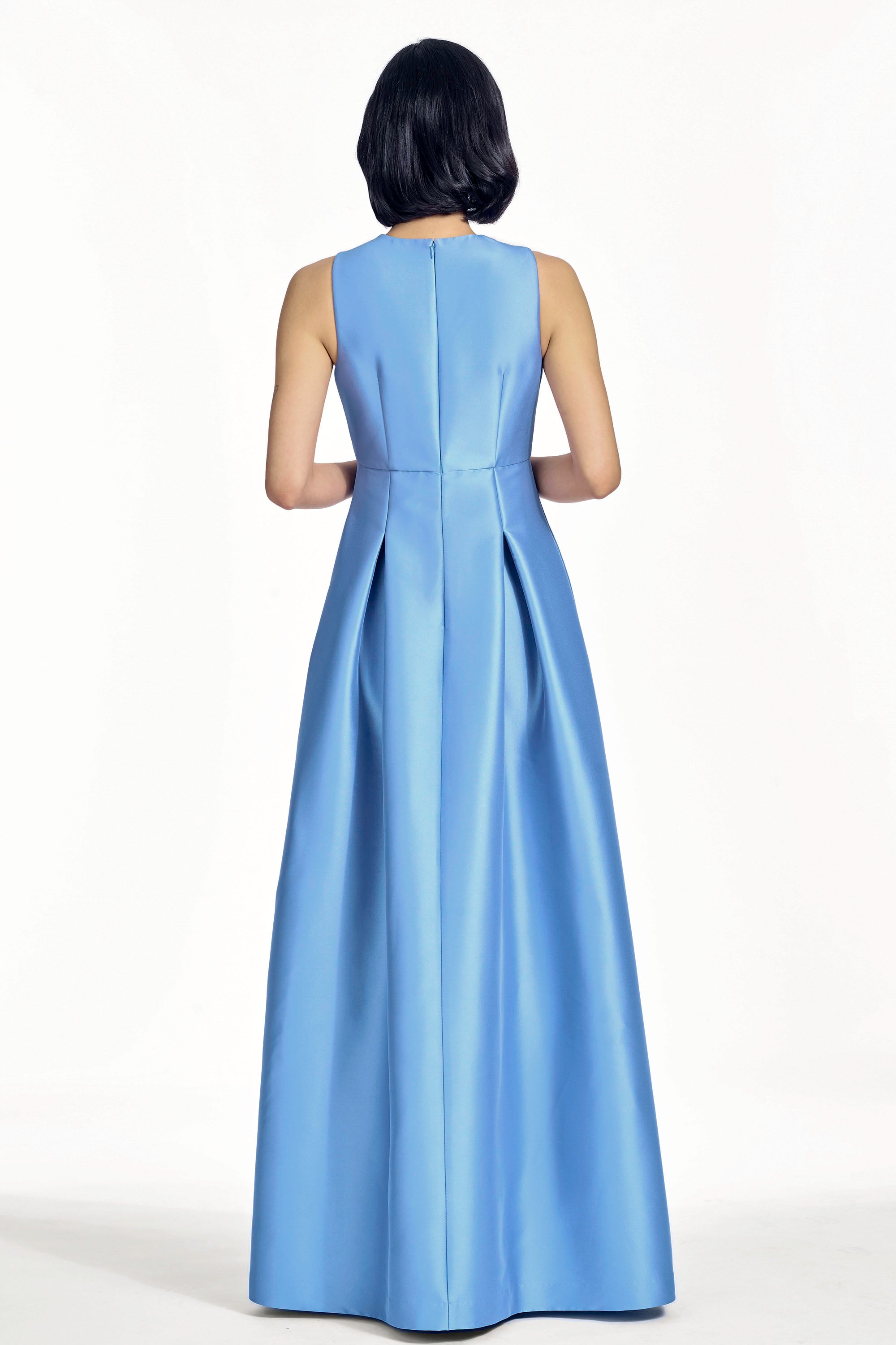 EMBROIDERED BROOKLYNNE GOWN - OPAL