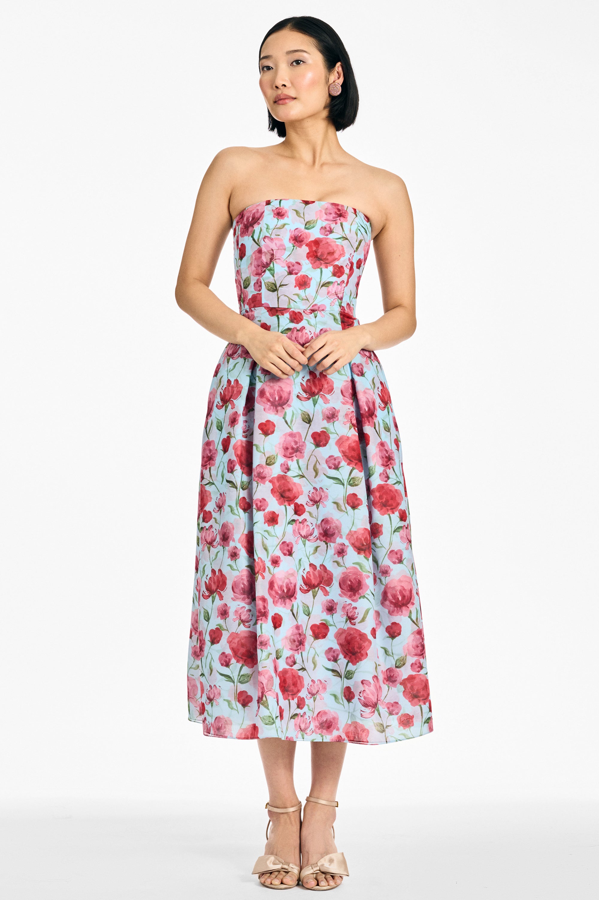 SHAY DRESS - SKY POPPIES
