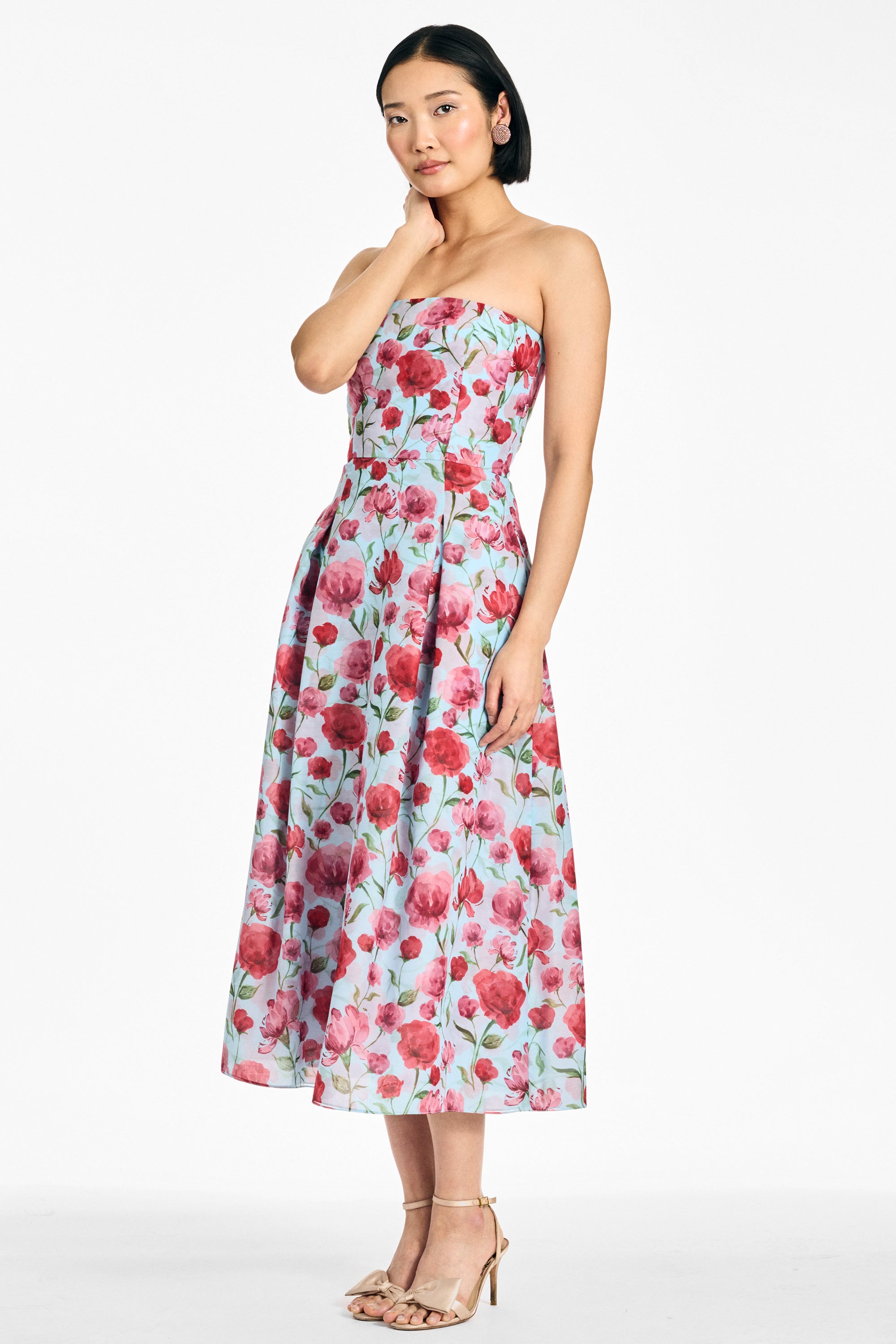 SHAY DRESS - SKY POPPIES