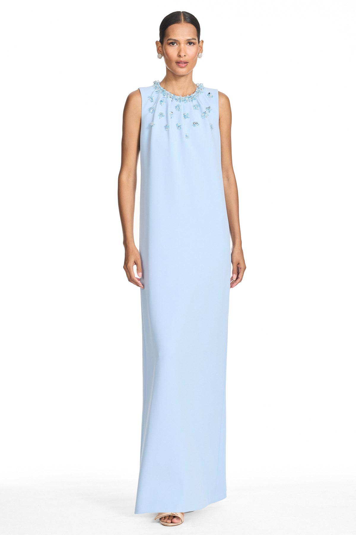 TARYN GOWN - GLACIAL BLUE