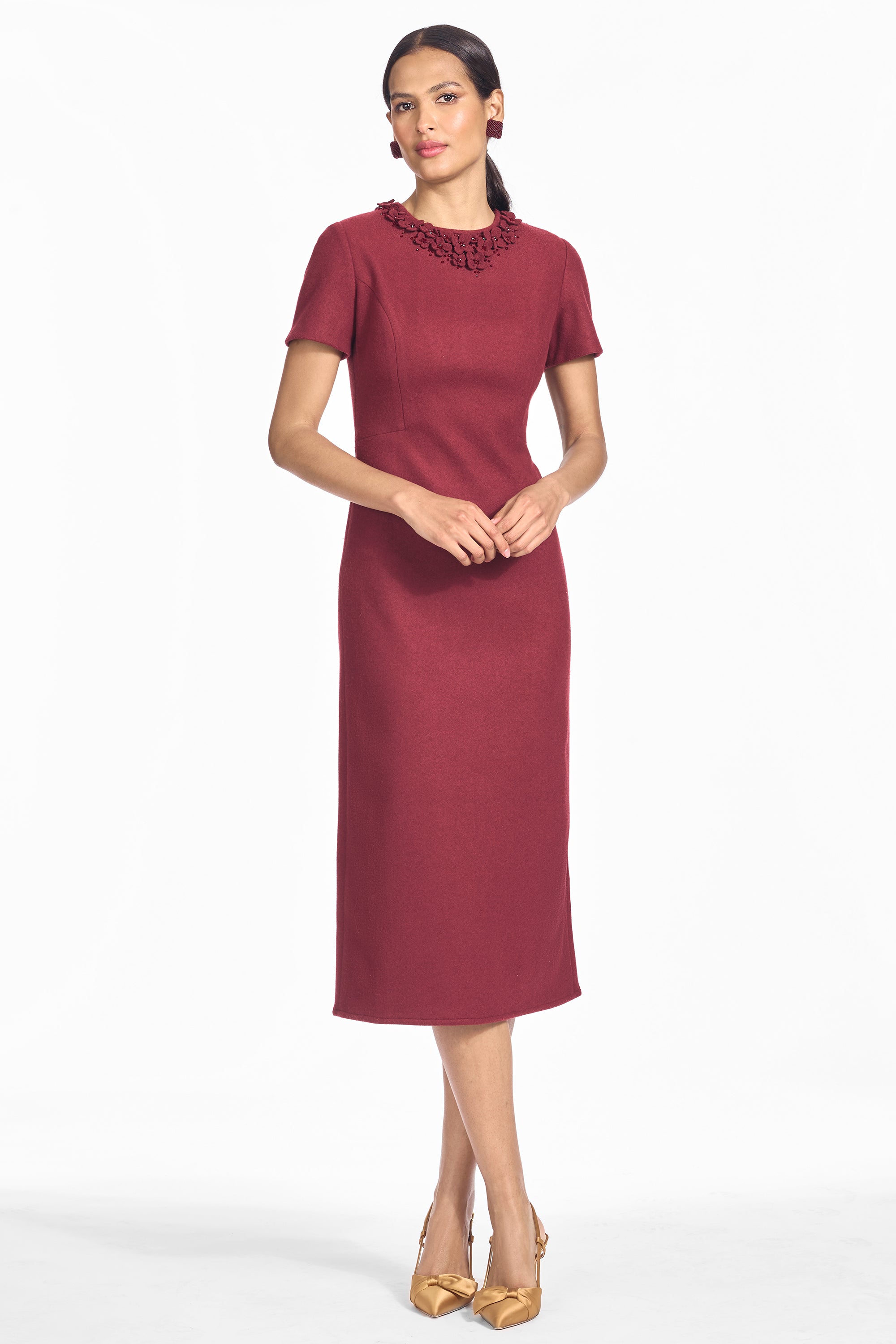 REESE DRESS - MALBEC