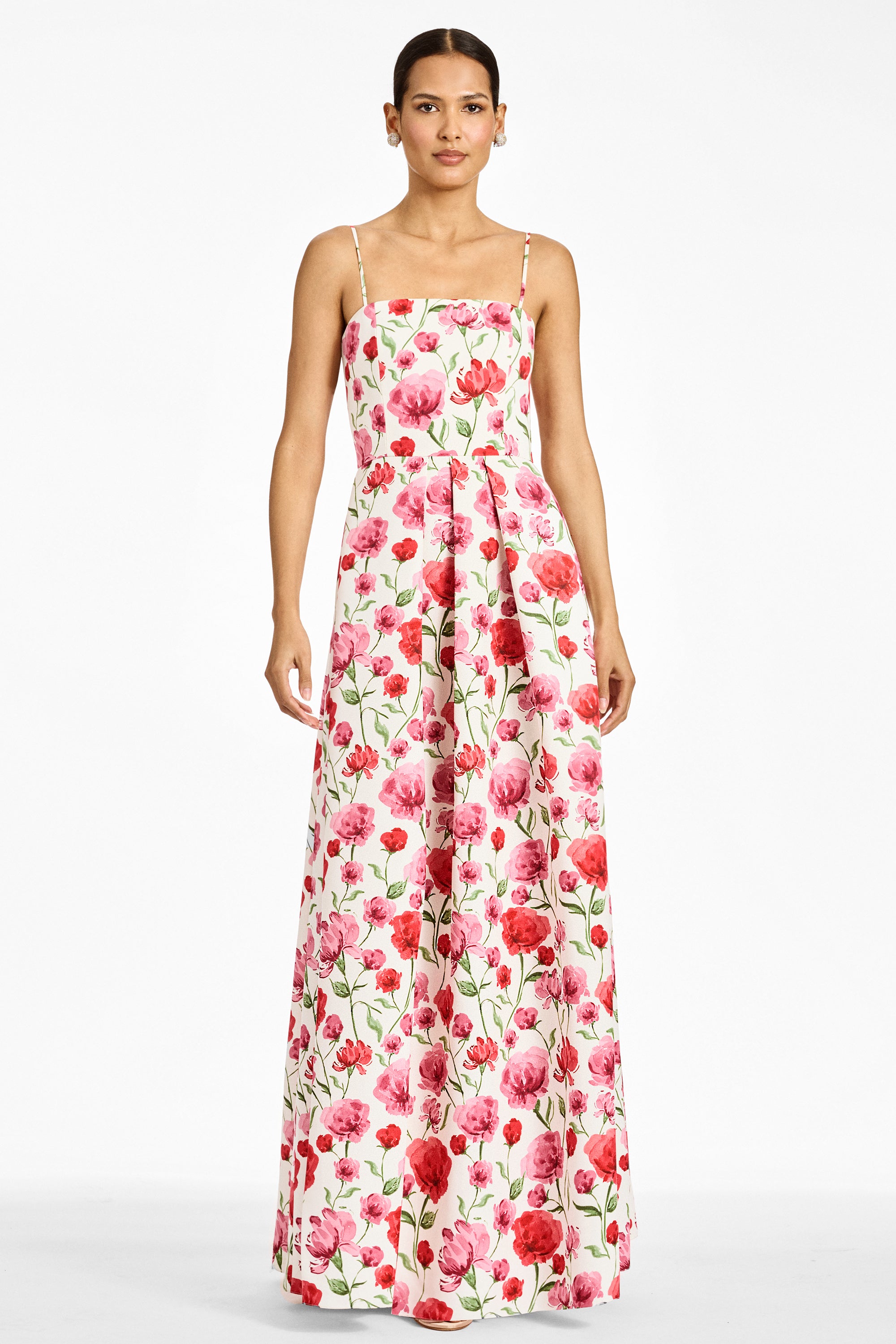 BEAU GOWN - WATERCOLOR POPPIES