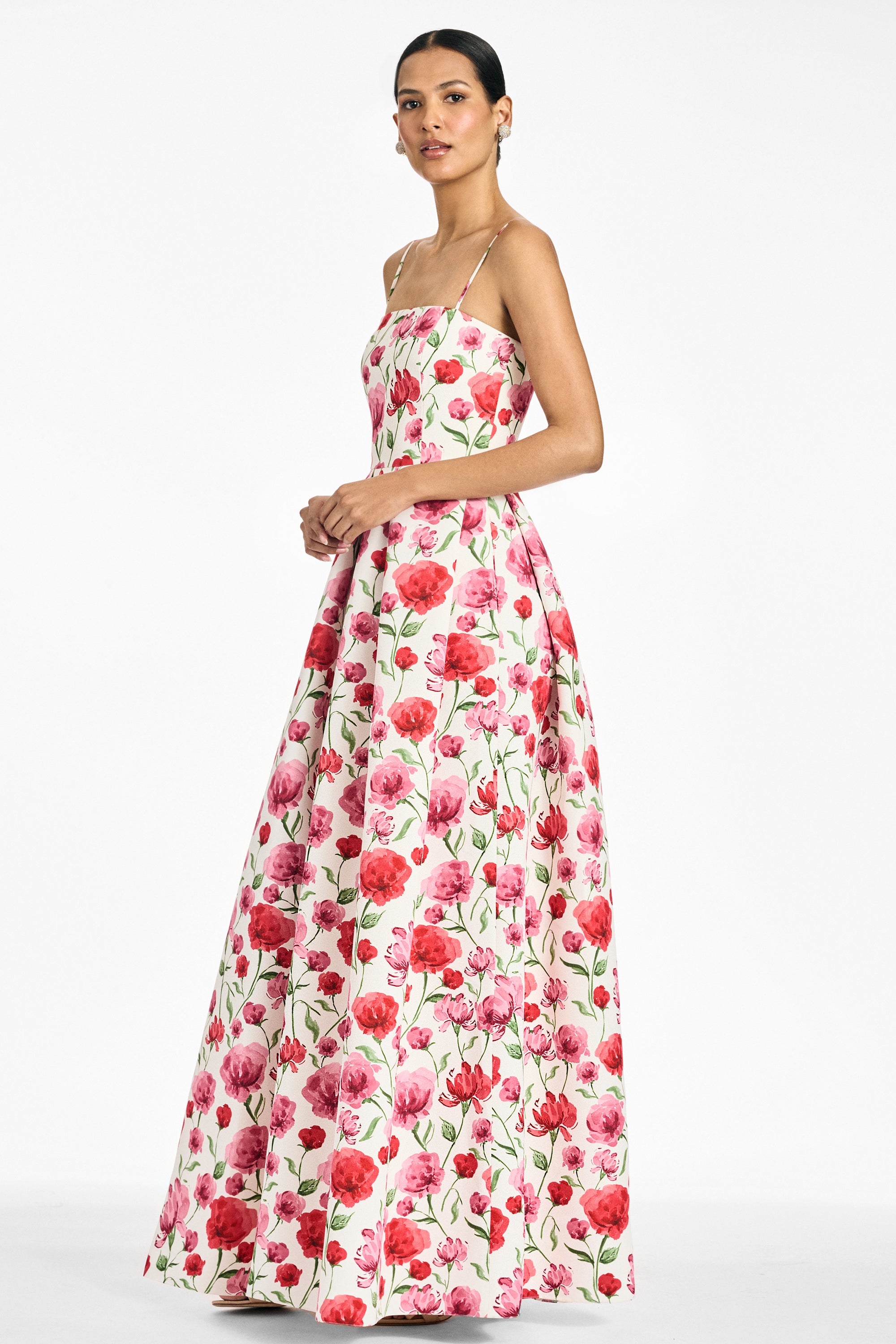 BEAU GOWN - WATERCOLOR POPPIES