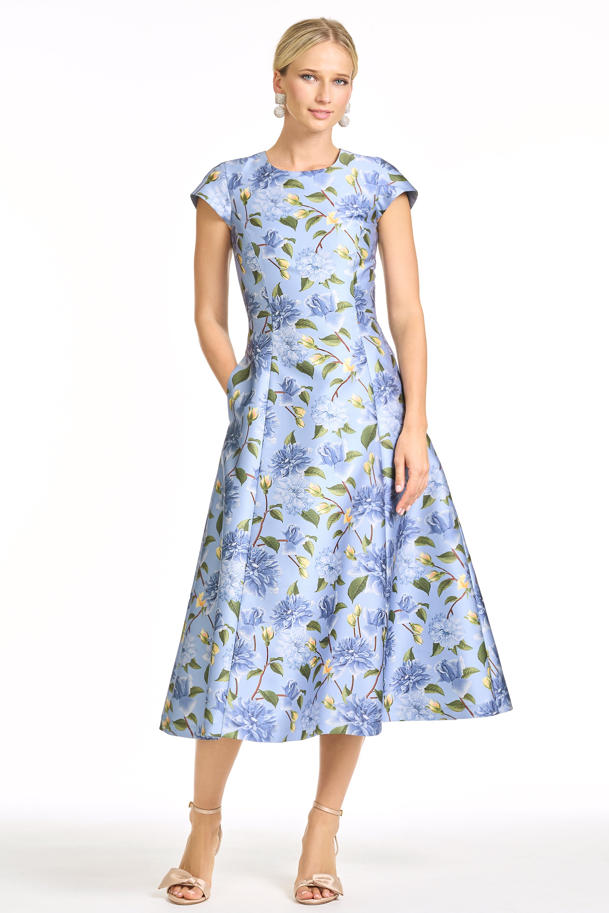 JACKIE DRESS - TWILIGHT PEONY