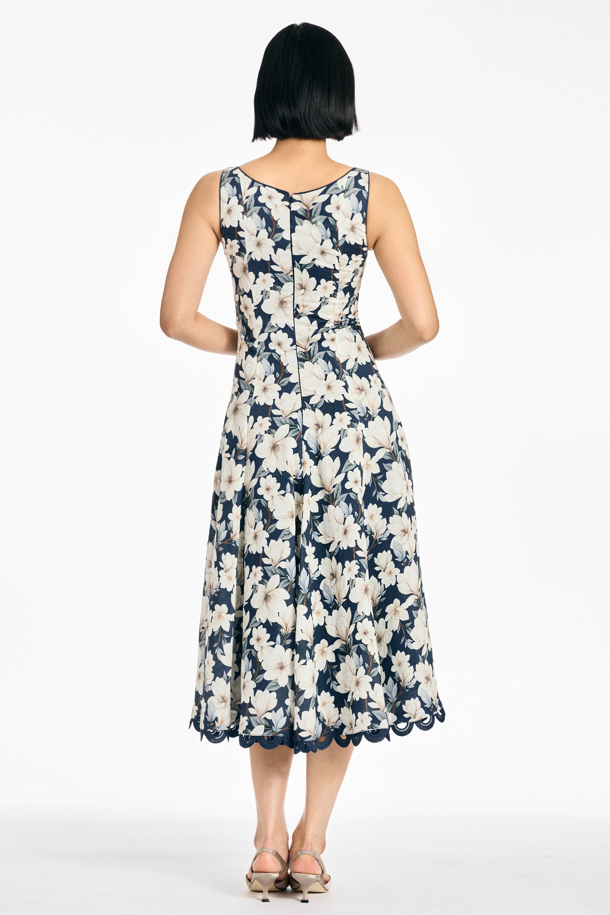 TERESA DRESS - MIDNIGHT MAGNOLIA