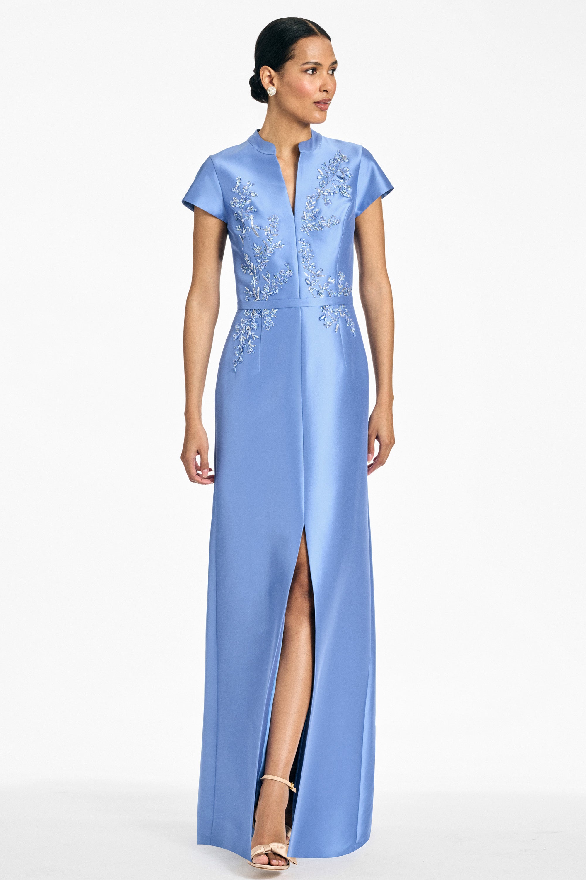 EMBELLISHED CHARLOTTE GOWN - OPAL