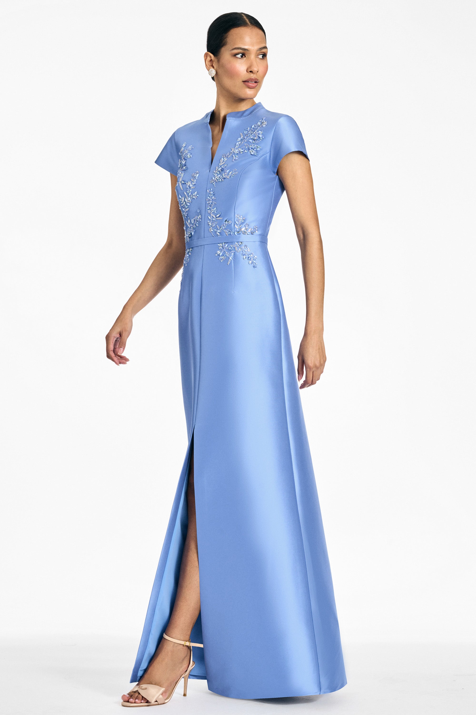 EMBELLISHED CHARLOTTE GOWN - OPAL
