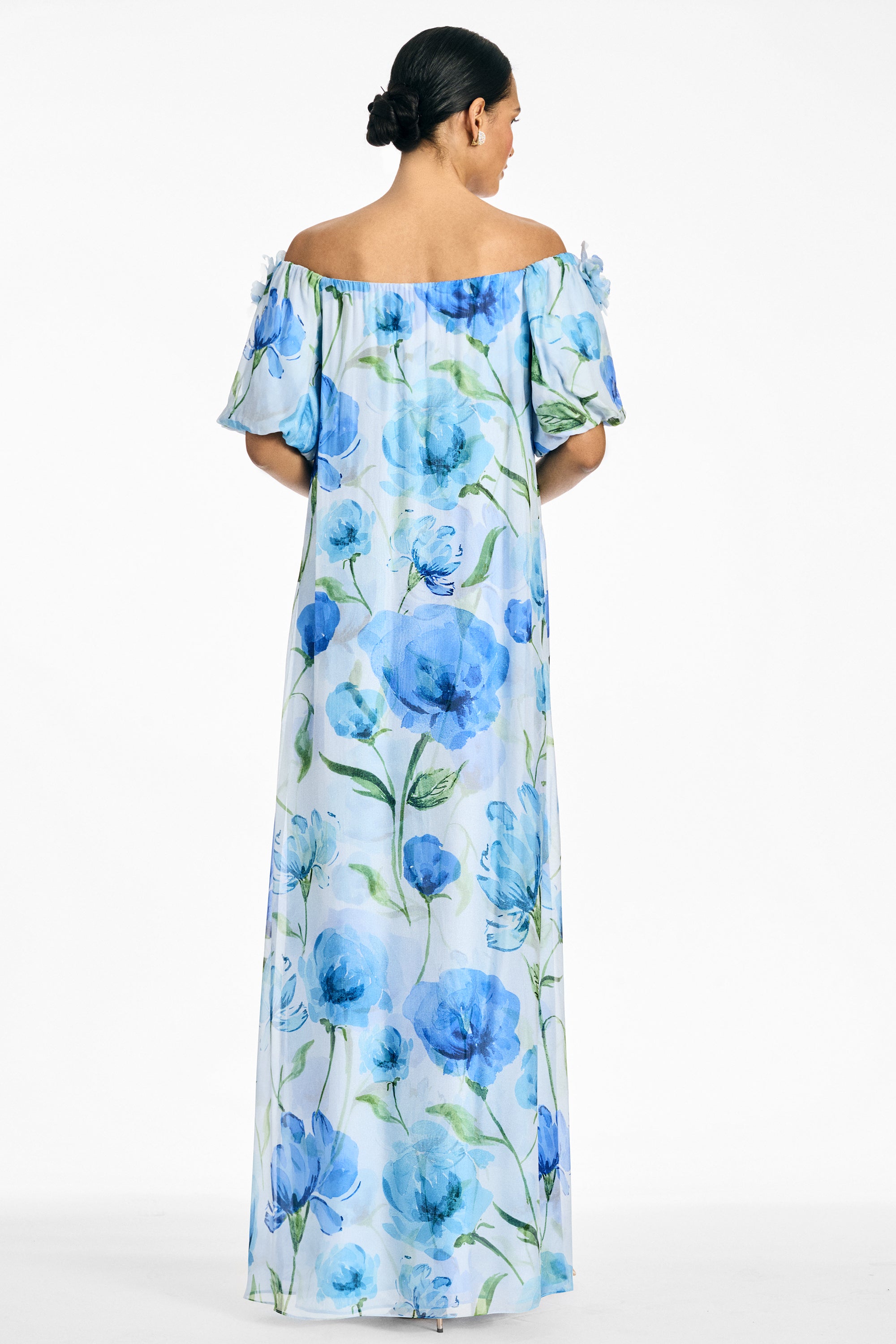 VALENTINA GOWN - GRANDE SAPPHIRE POPPIES