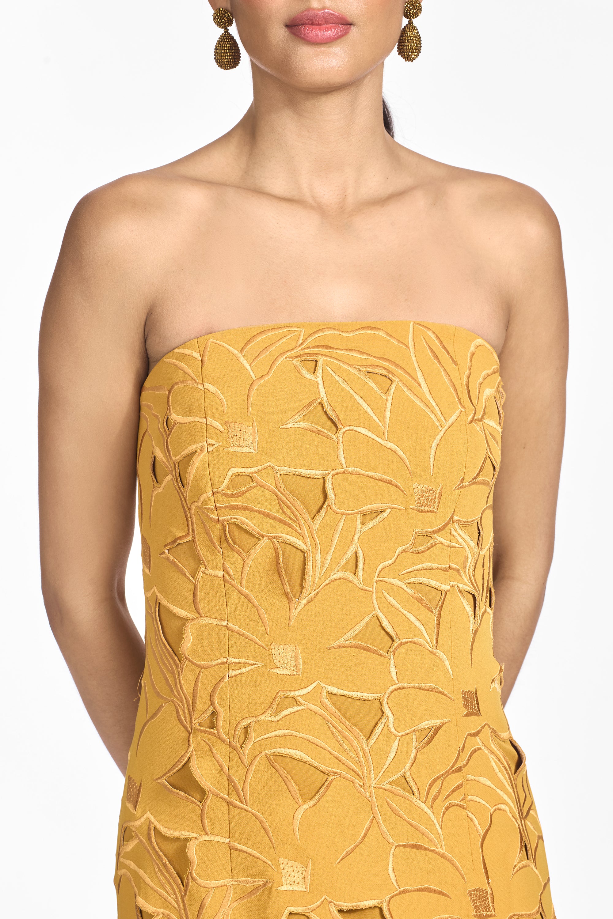 Pamela dress saffron
