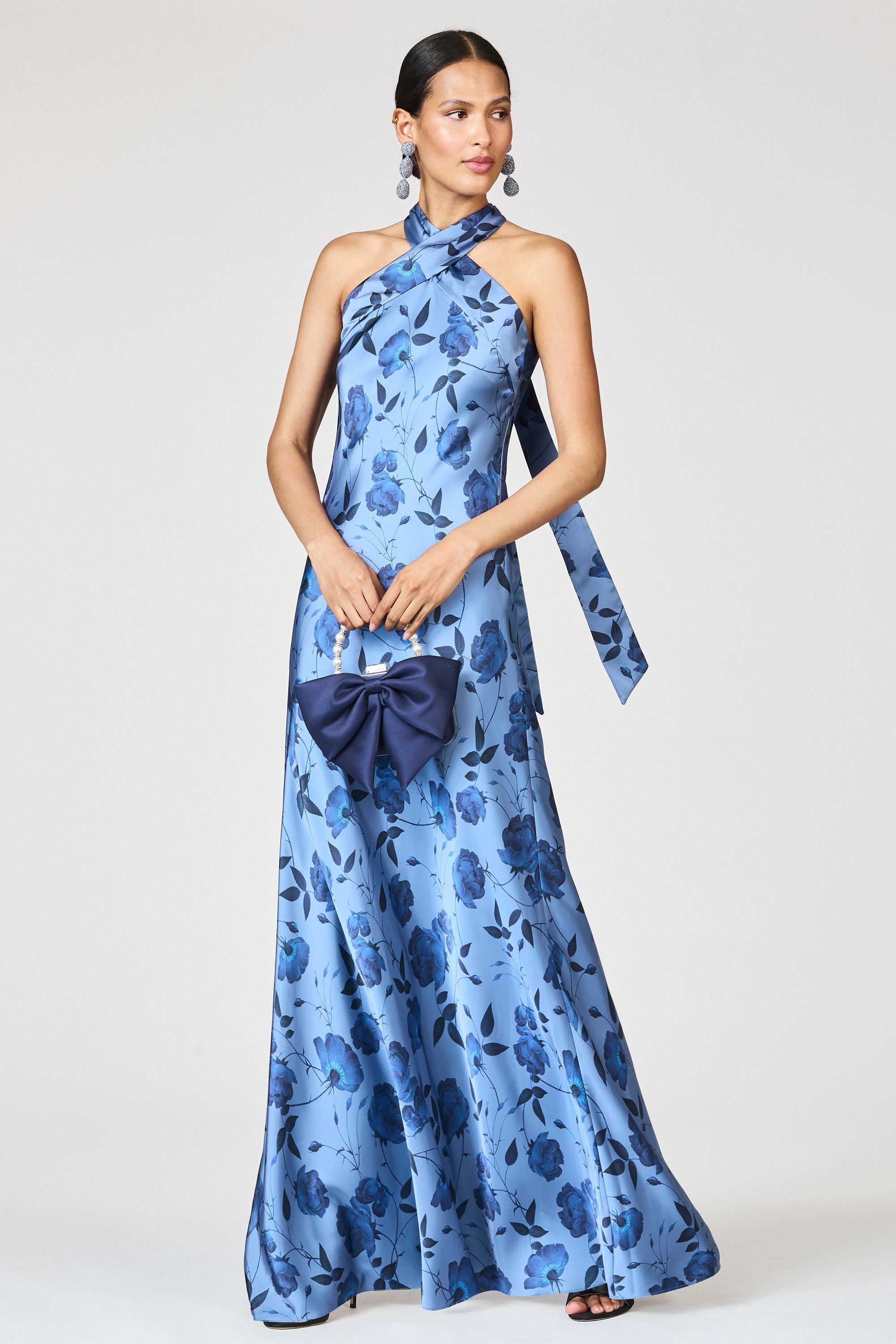 LAURANT GOWN - WILD STEEL ROSES