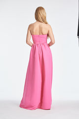Isabeau Gown - Shocking Pink
