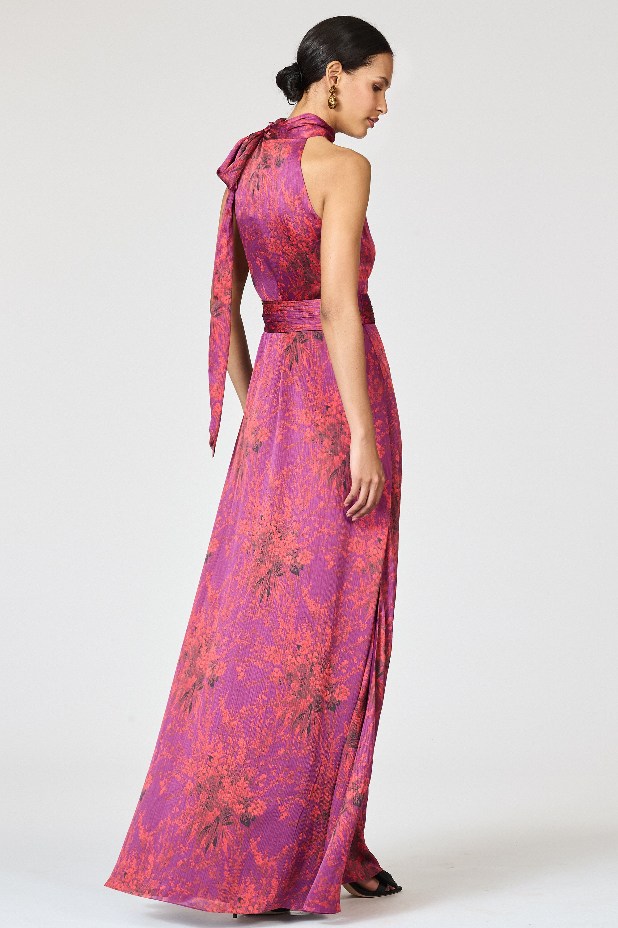 KAYLA GOWN - RASPBERRY BOUQUET