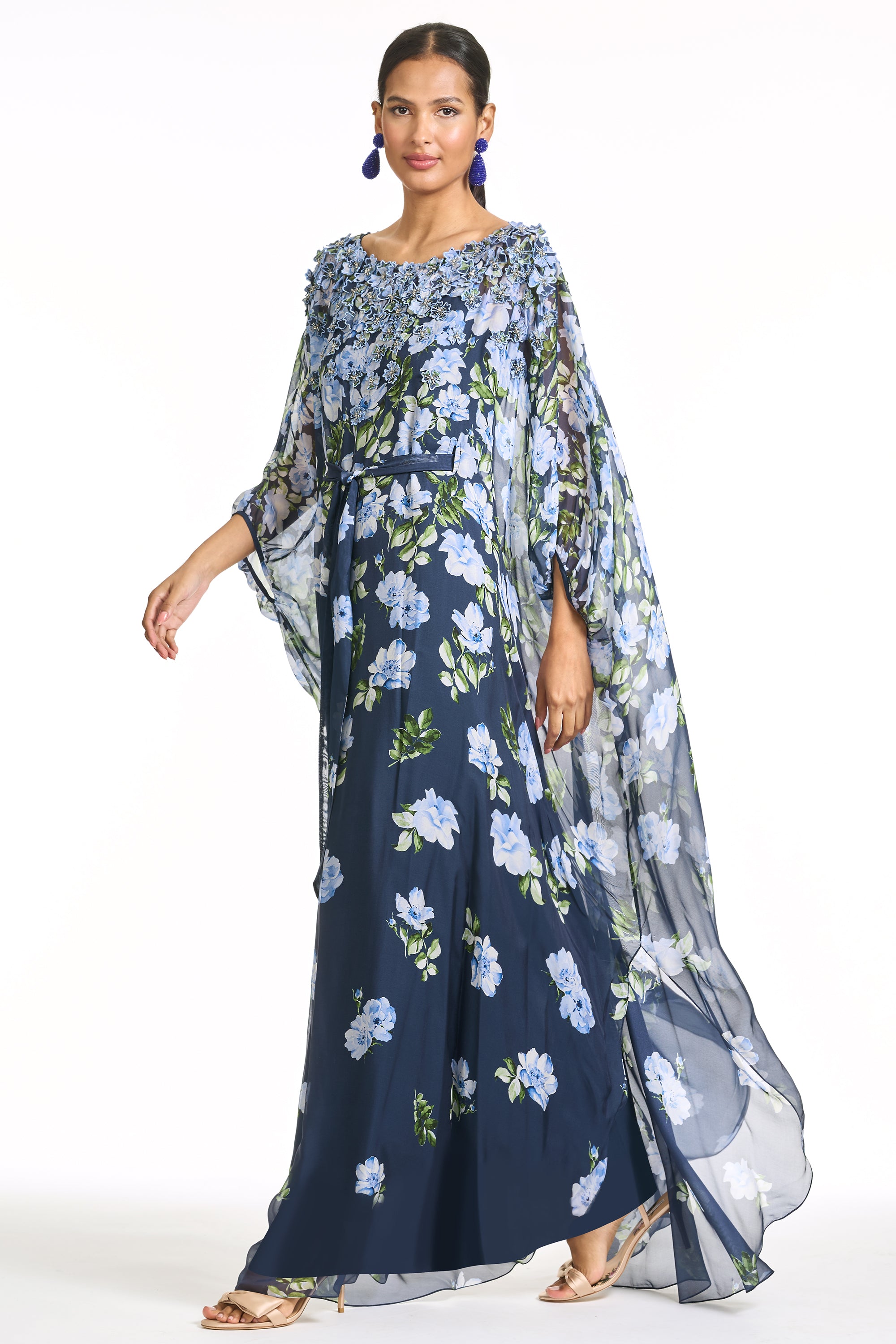 EMBELLISHED GILDA GOWN - CORSAGE DEGRADE