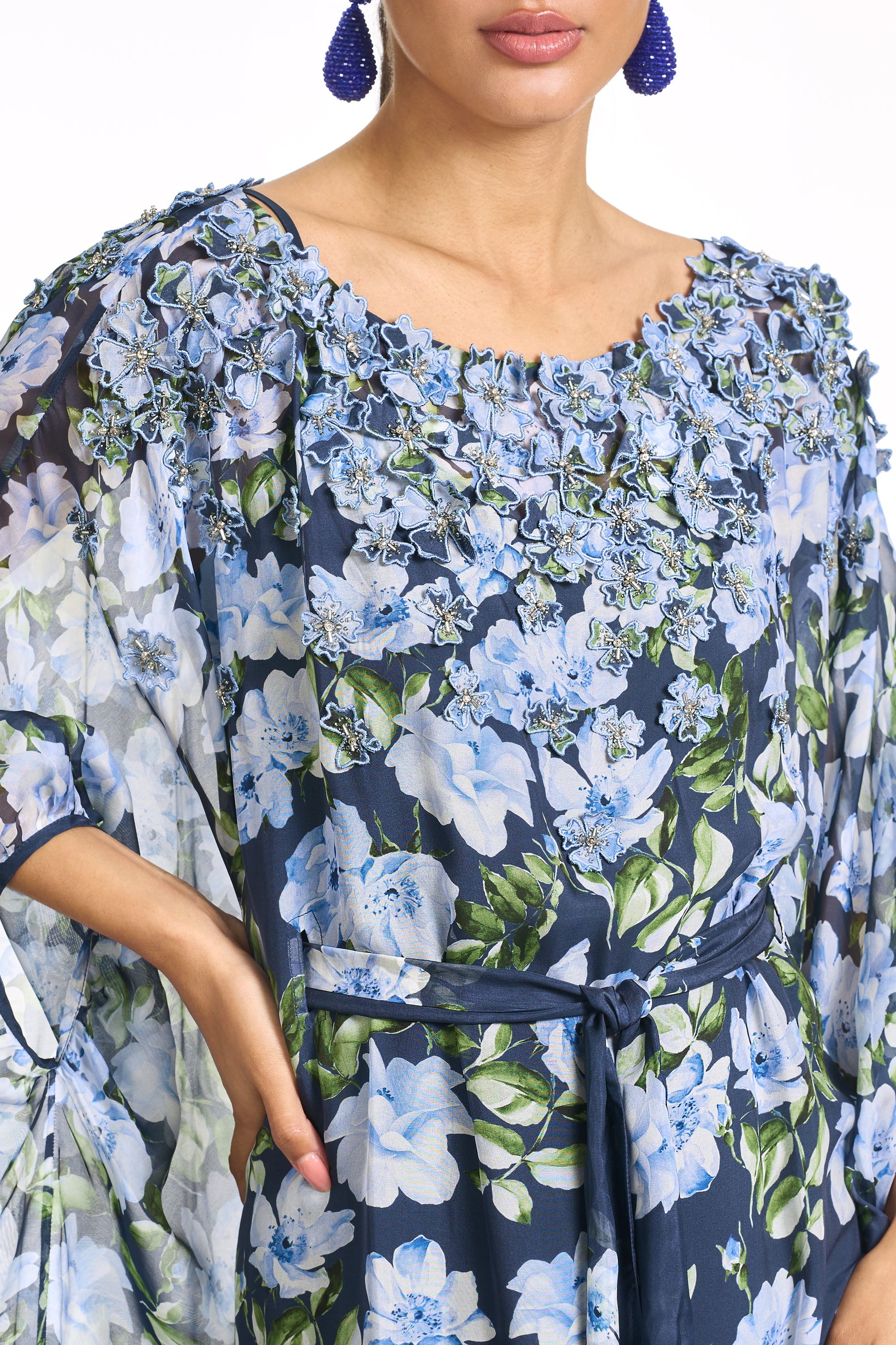 EMBELLISHED GILDA GOWN - CORSAGE DEGRADE