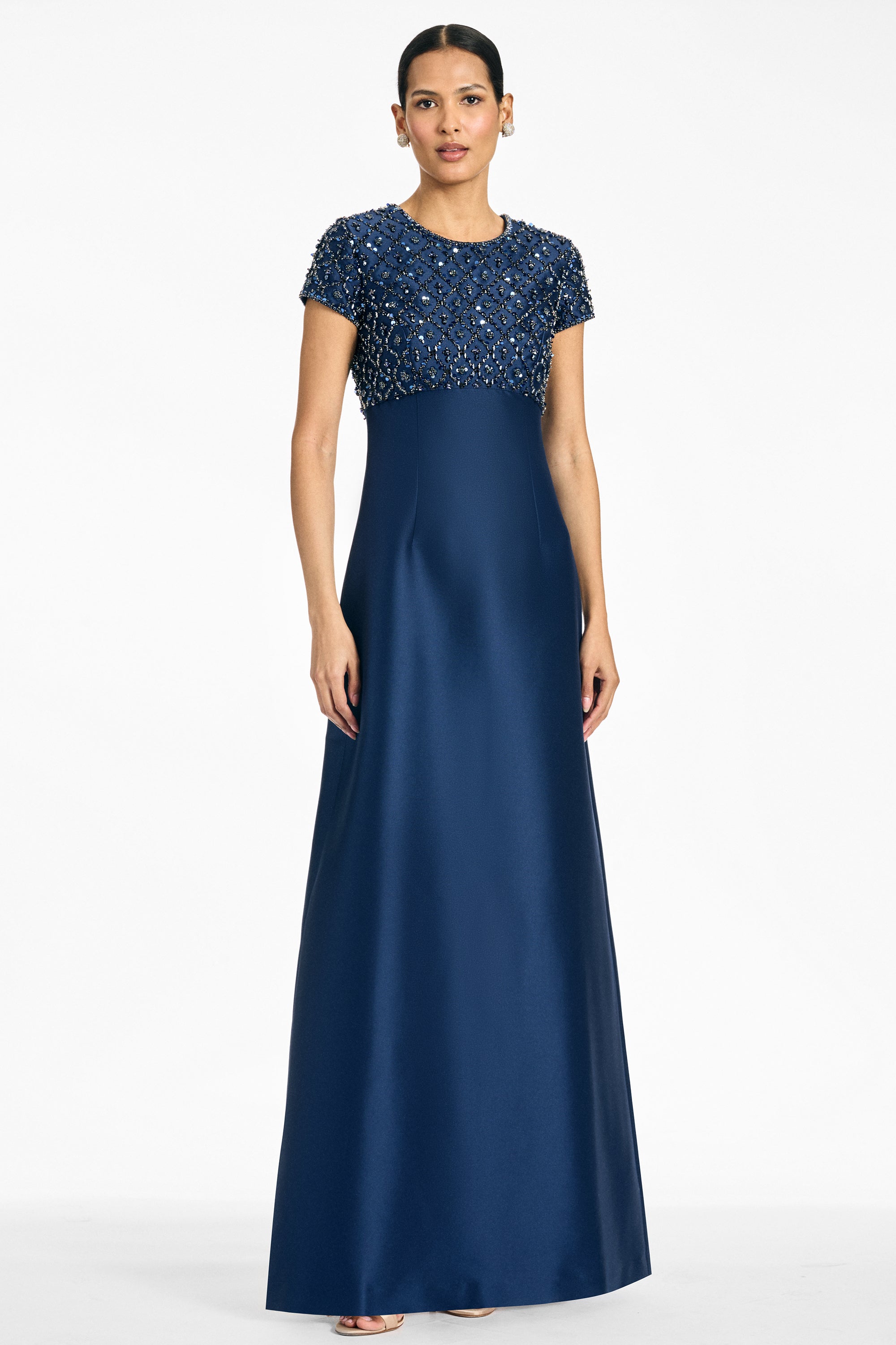 EMBELLISHED AMSTERDAM GOWN - NIGHT SKY