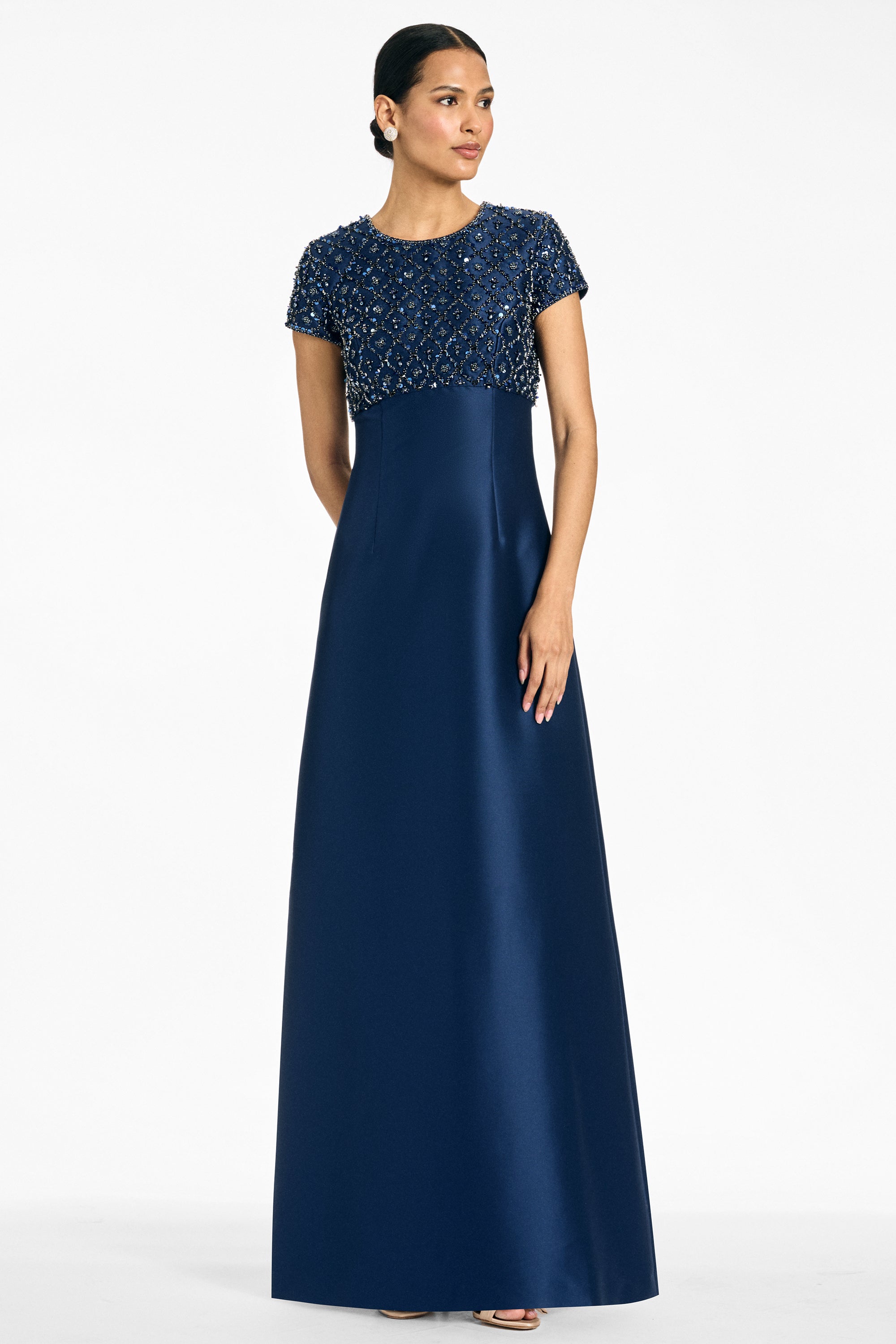 EMBELLISHED AMSTERDAM GOWN - NIGHT SKY