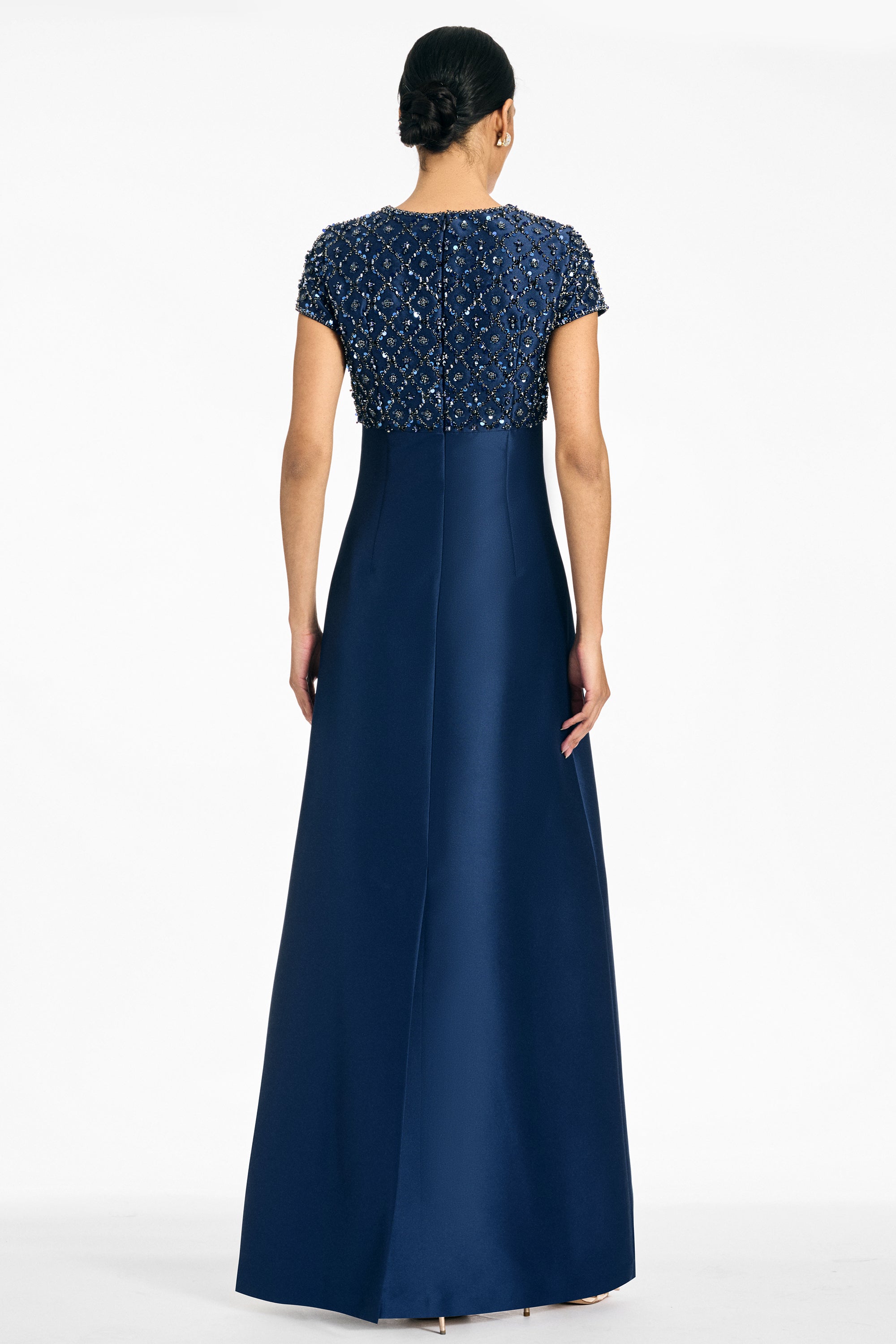 EMBELLISHED AMSTERDAM GOWN - NIGHT SKY