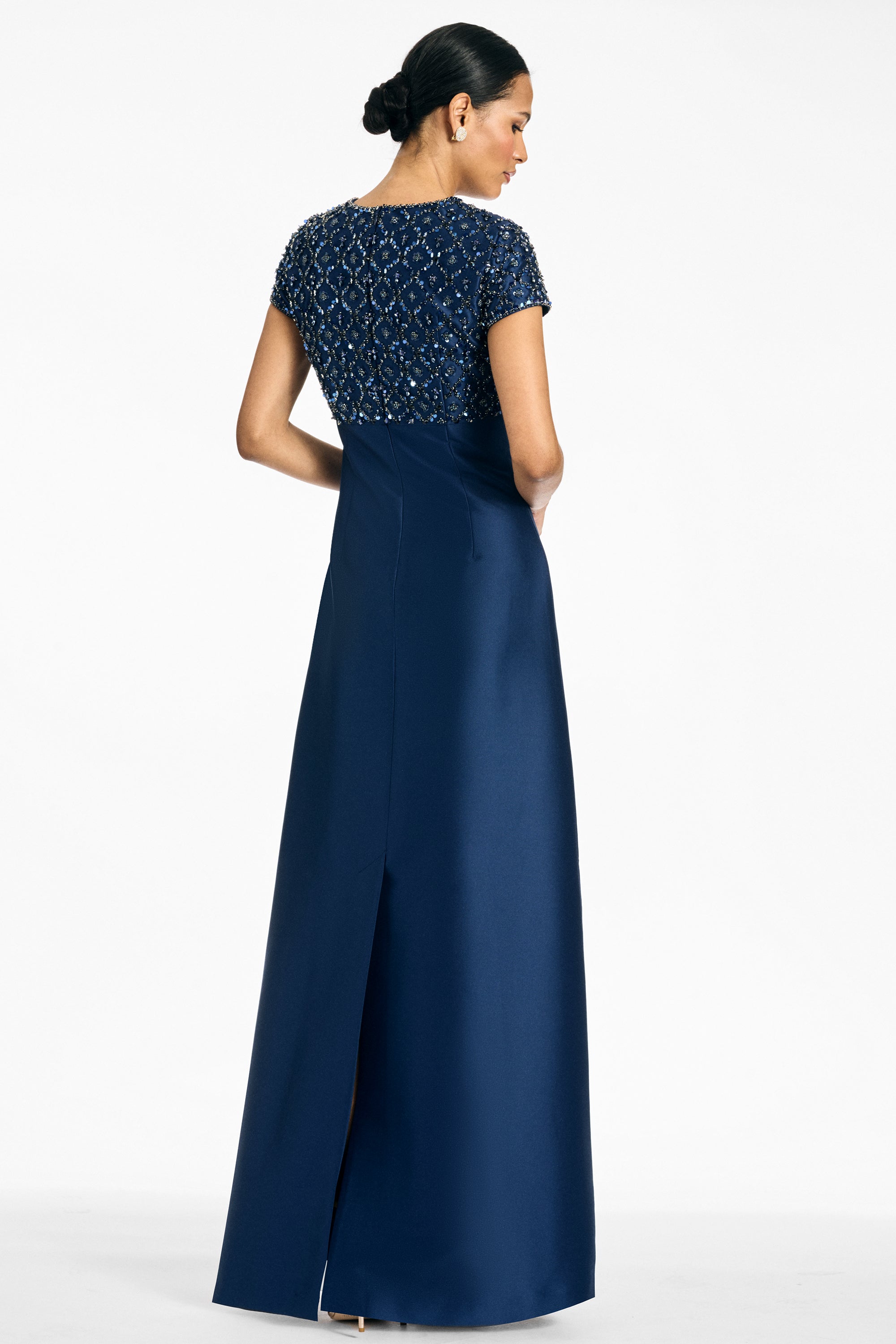 EMBELLISHED AMSTERDAM GOWN - NIGHT SKY