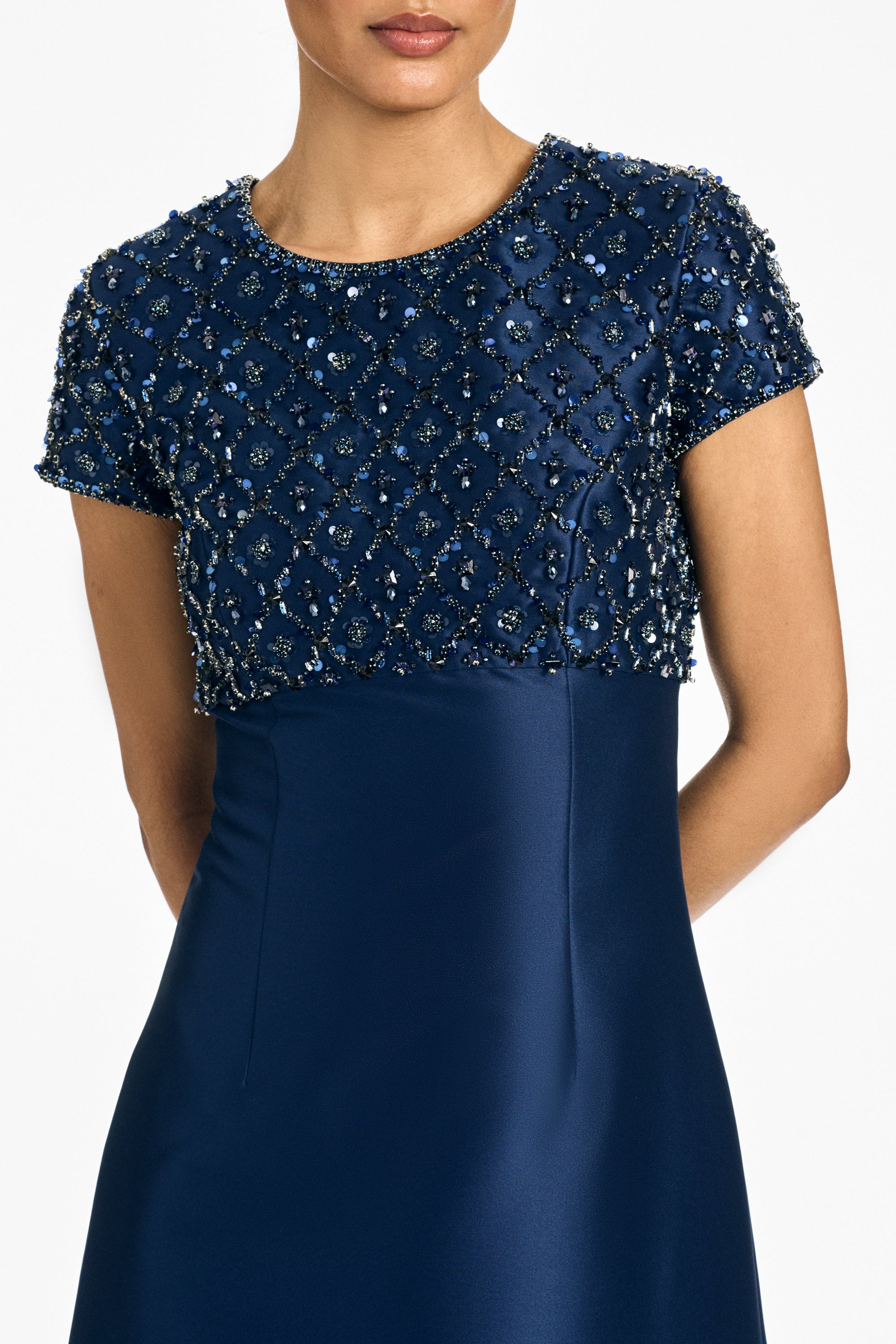 EMBELLISHED AMSTERDAM GOWN - NIGHT SKY