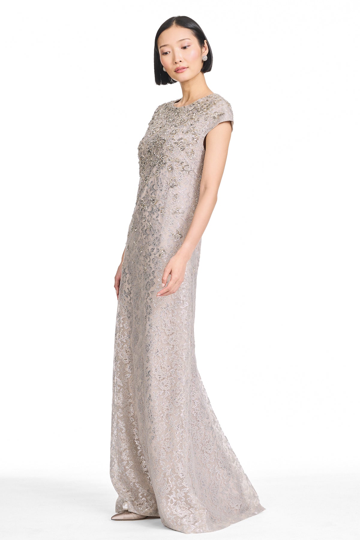 Madrid gown platinum