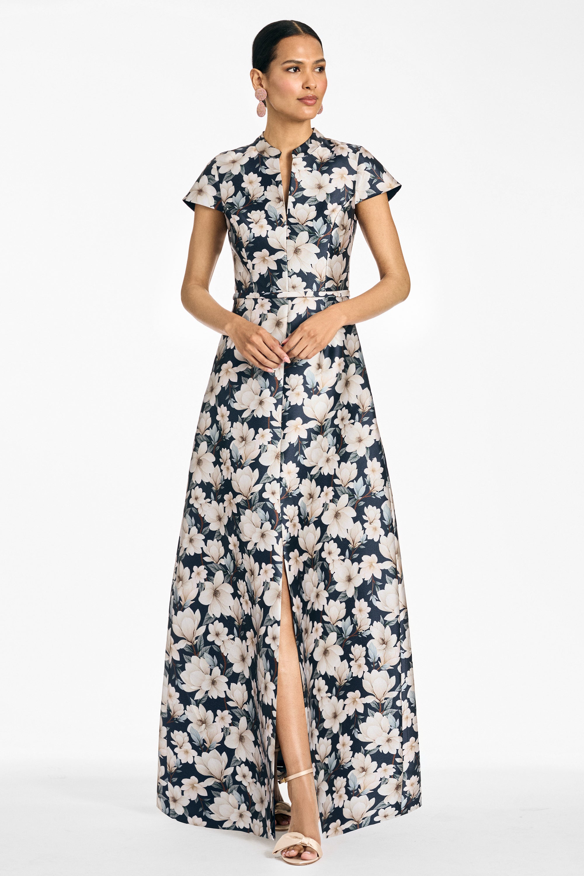 CHARLOTTE GOWN - MIDNIGHT MAGNOLIA