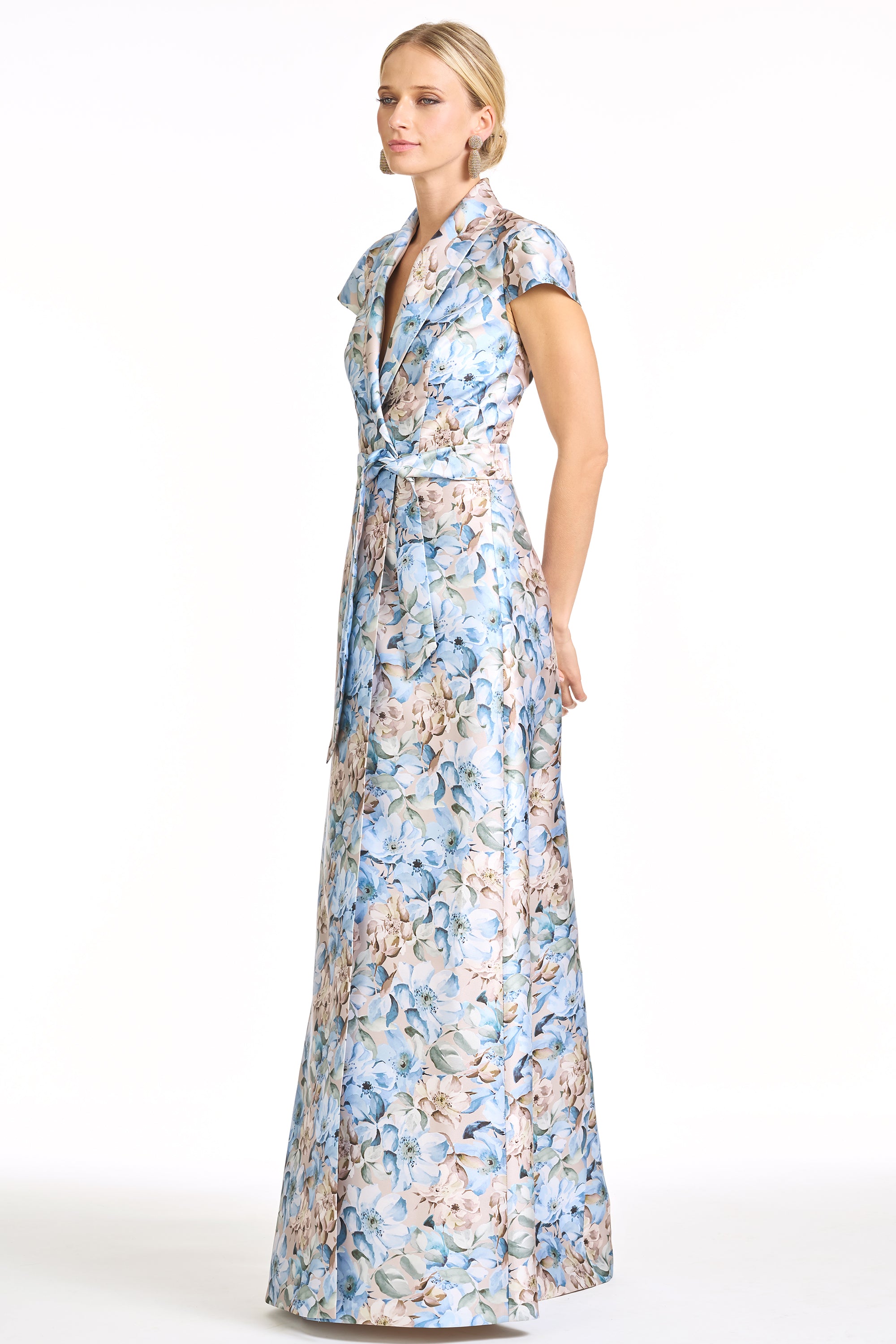 ETIENNE GOWN - WATERCOLOR GERNAIUM