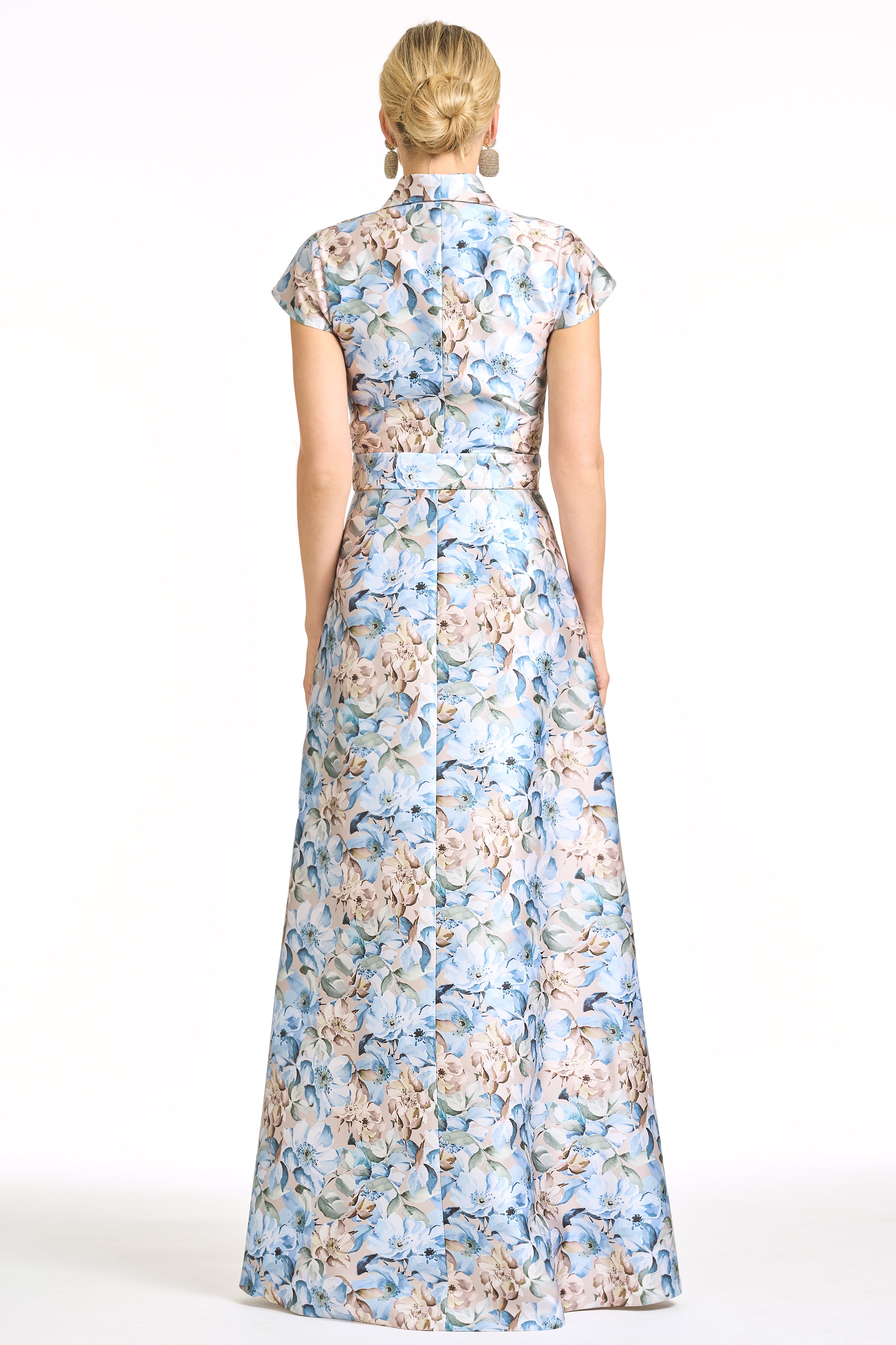 ETIENNE GOWN - WATERCOLOR GERNAIUM