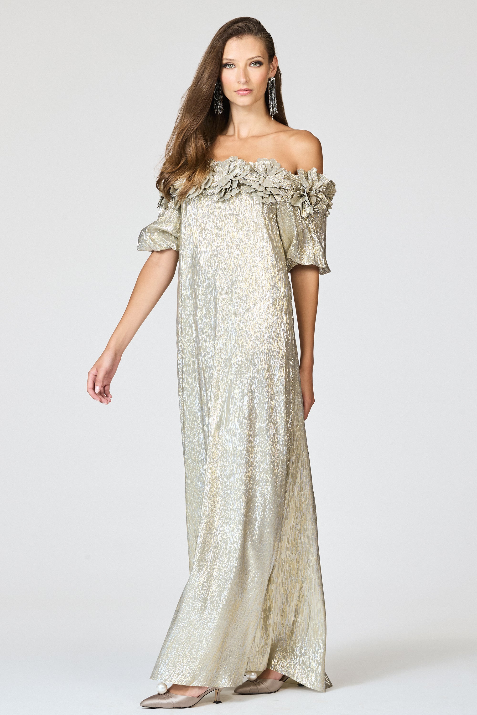 VALENTINA GOWN - METALLIC
