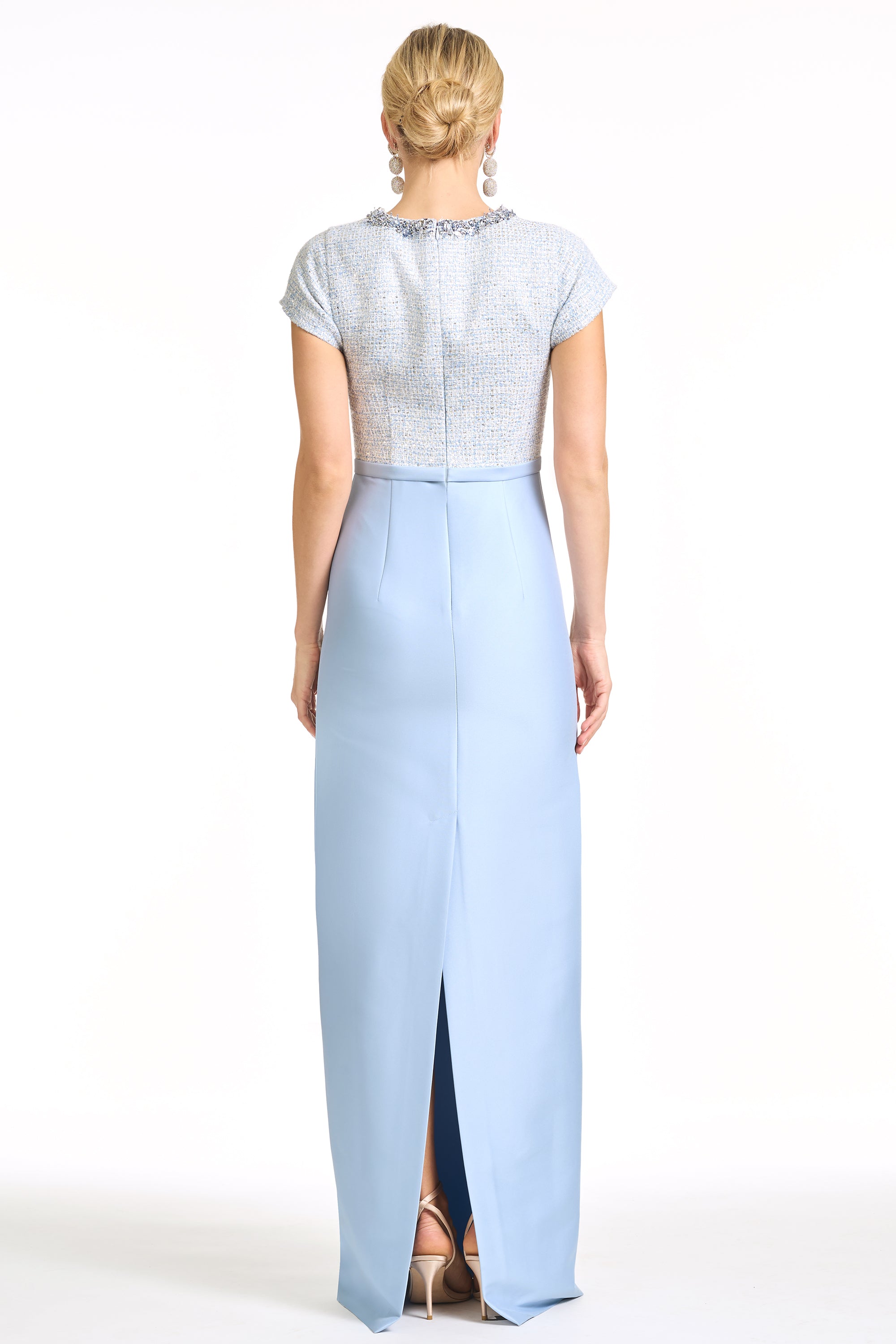 EMBELLISHED ASPEN GOWN - GLACIAL BLUE