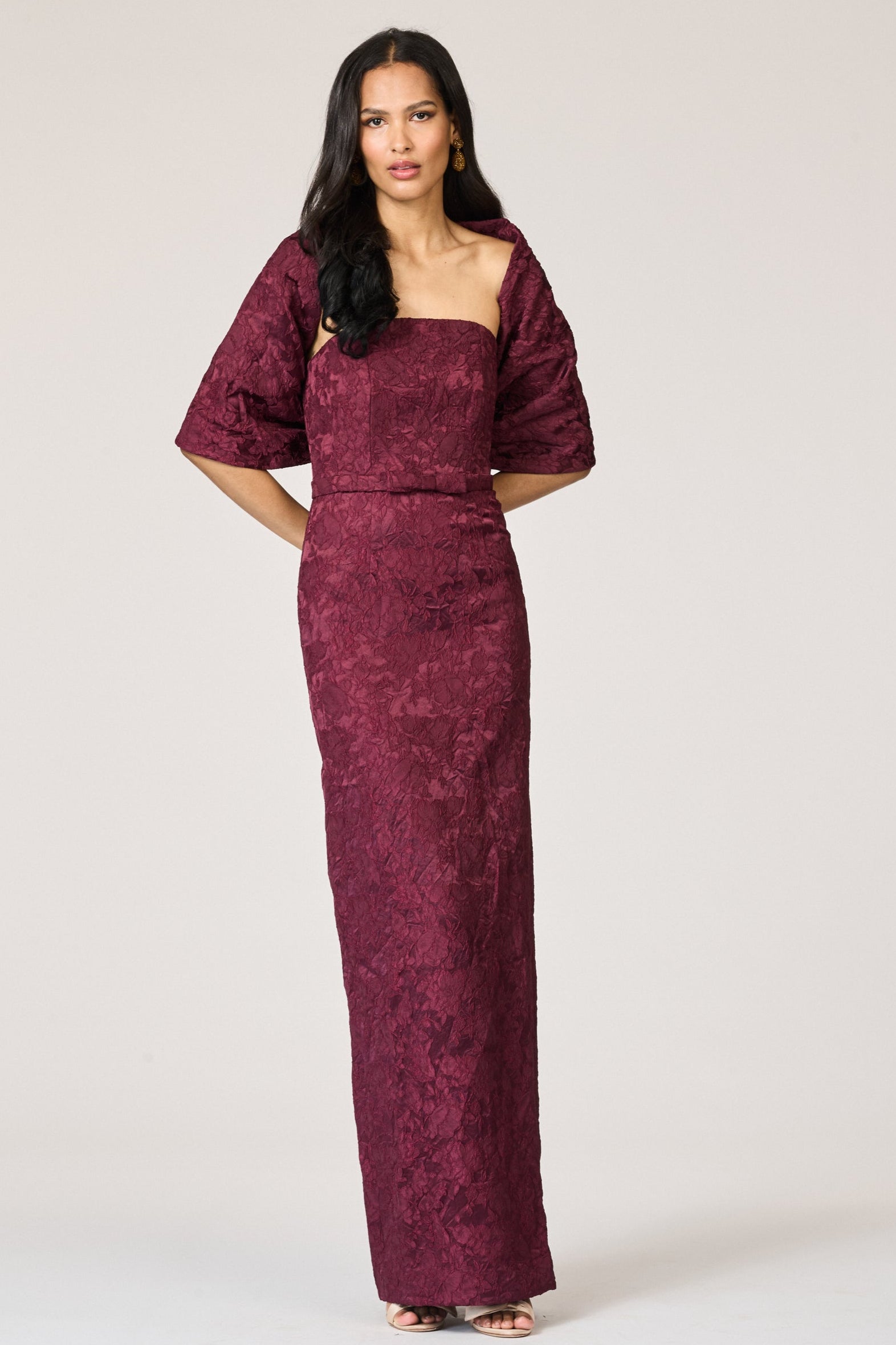 THE HUG SHAWL - NAPA JACQUARD CLOQUE