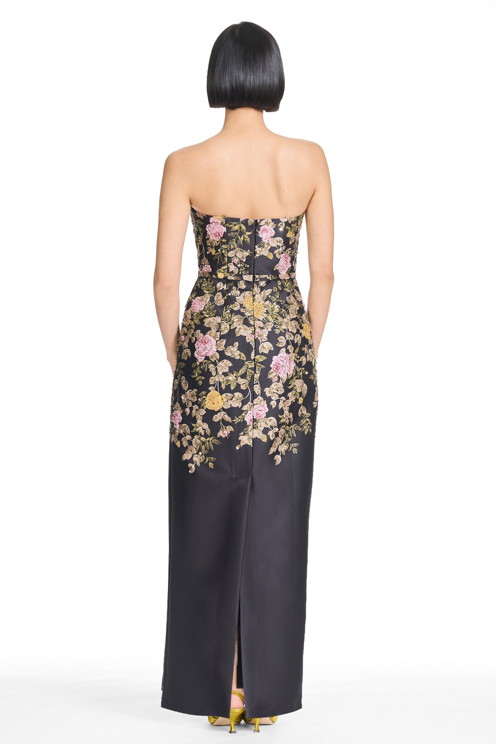 Sophia gown onyx rose reverie