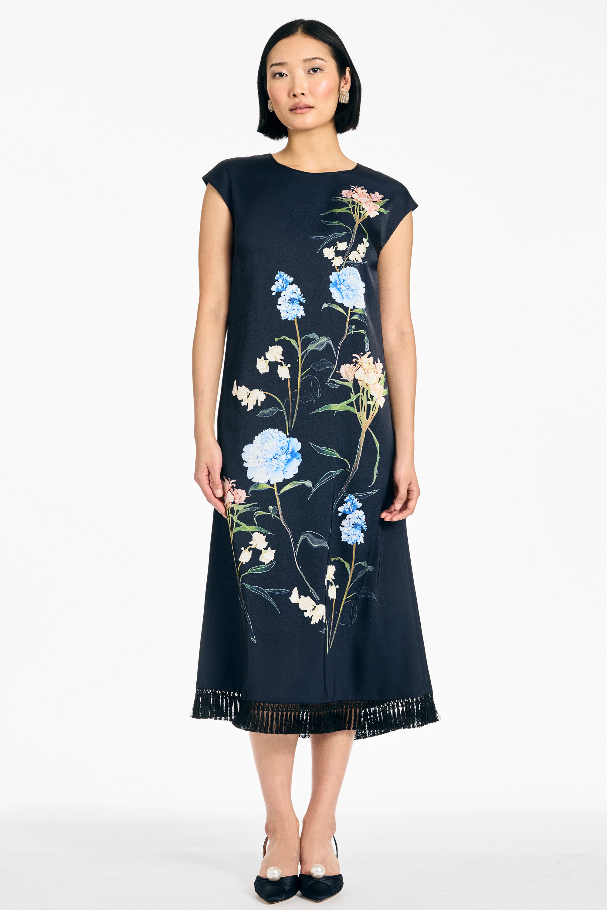 ANNETTE DRESS - BLOOMS IN BLUE