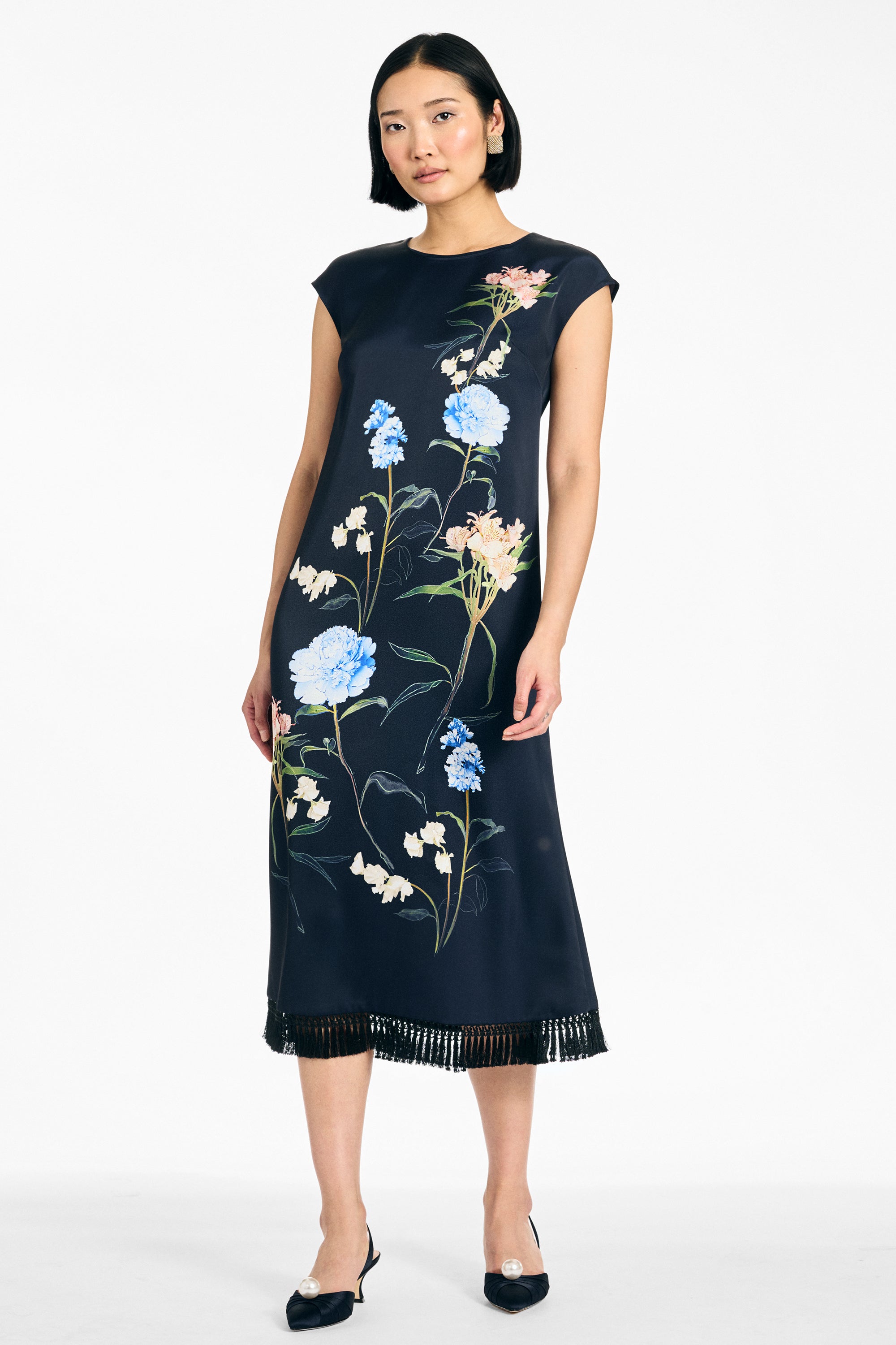 ANNETTE DRESS - BLOOMS IN BLUE