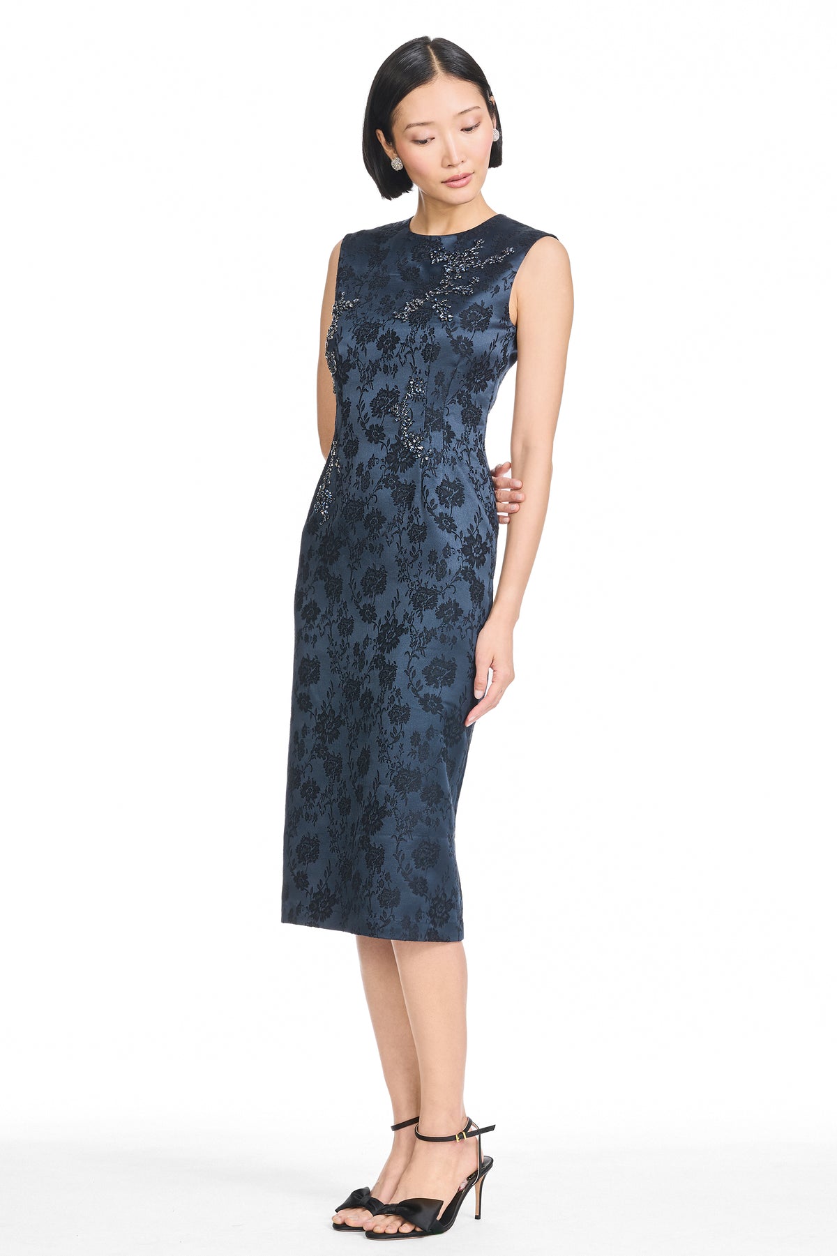 GILDED GENEVIEVE DRESS - MIDNIGHT